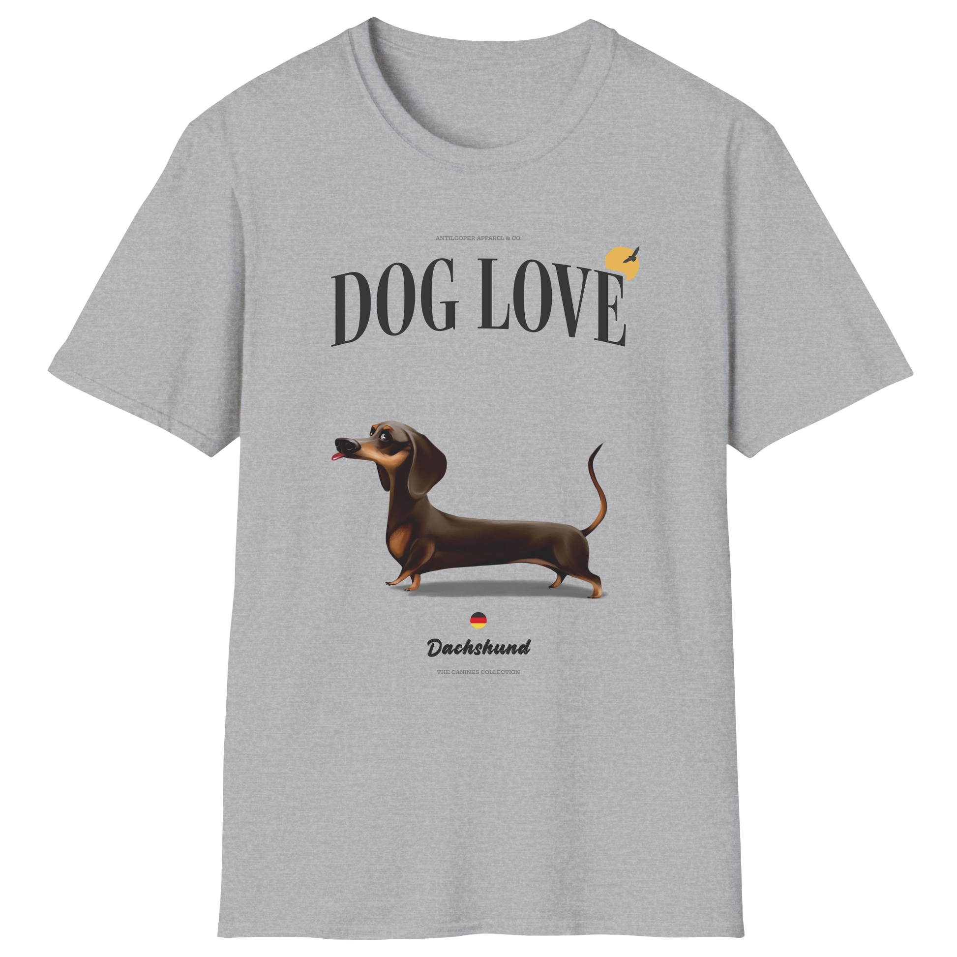 flatlay-canines-dachshund-fawn_tan-short_haired-dog_love-t_shirt-sport_grey