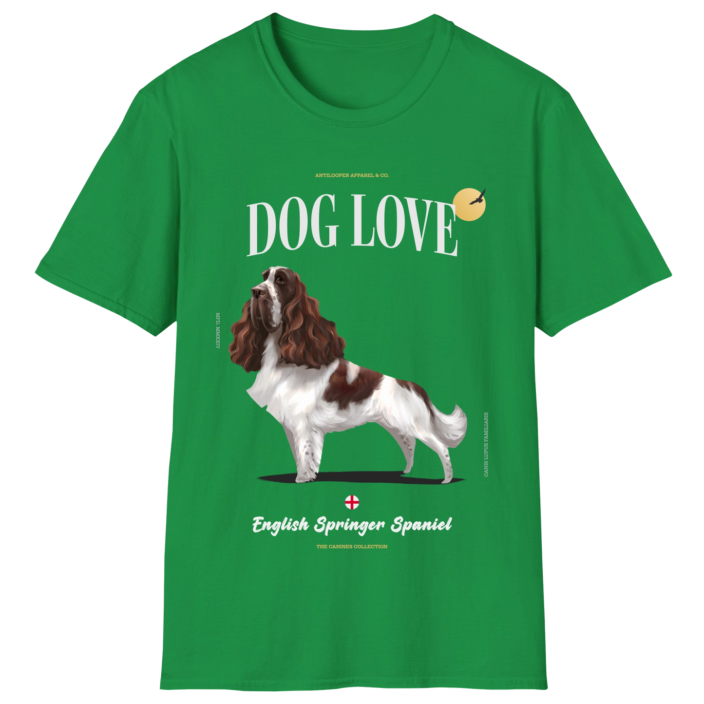 flatlay-canines-english_springer_spaniel-white_liver-irish_green