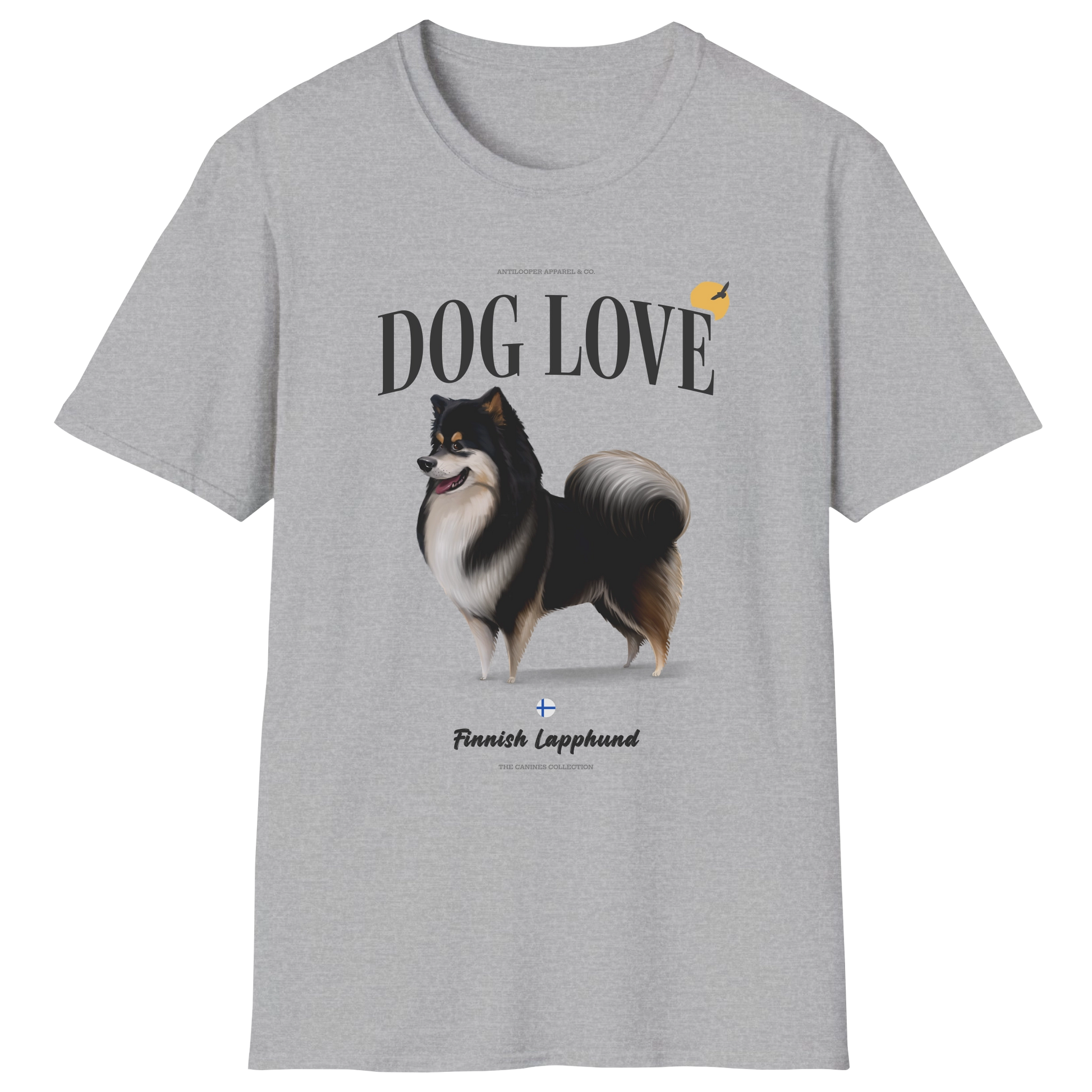 flatlay-canines-finnish_lapphund-black-dog_love-t_shirt-sport_grey