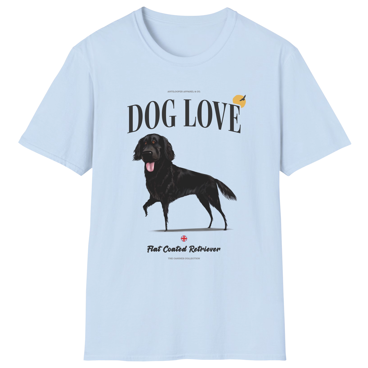 flatlay-canines-flat_coated_retriever-black-dog_love-t_shirt-light_blue