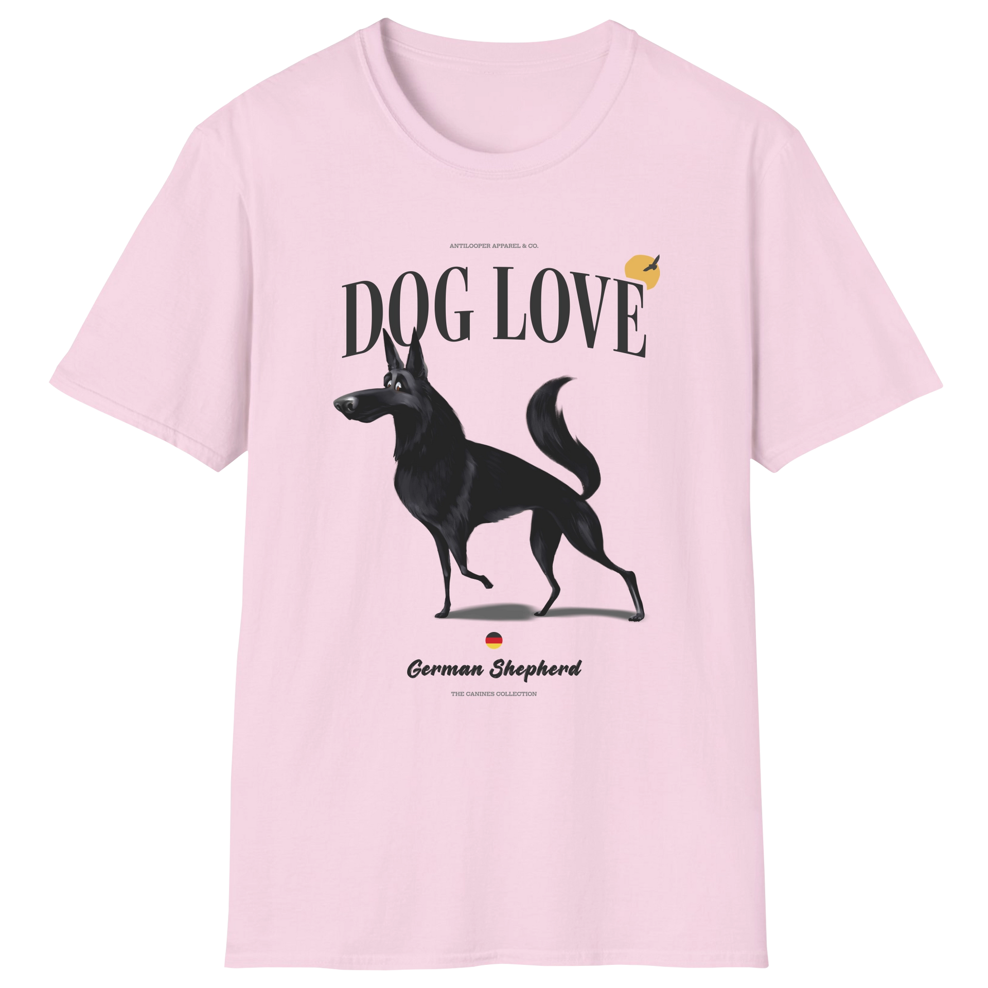 German Shepherd Dog Love Tee – Antilooper - Main Image
