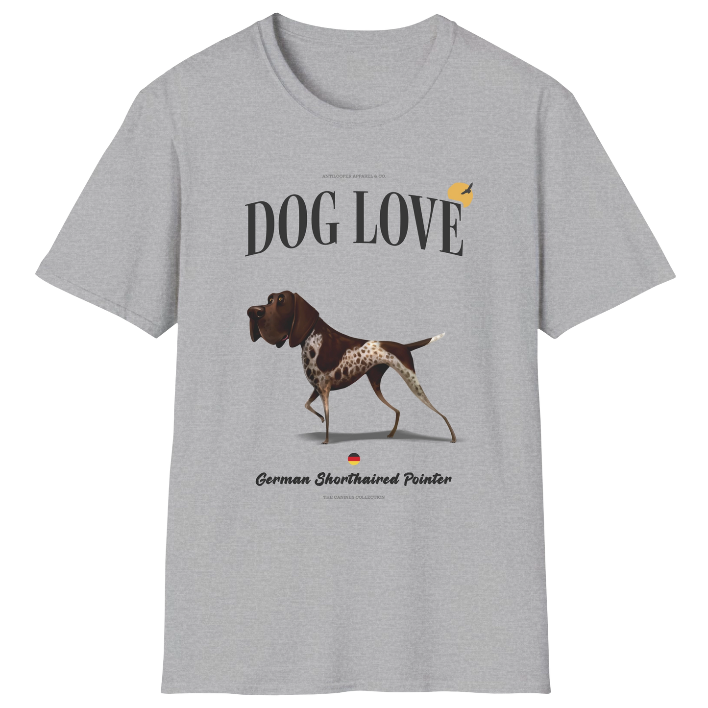 flatlay-canines-german_shorthaired_pointer-white_liver-dog_love-t_shirt-sport_grey