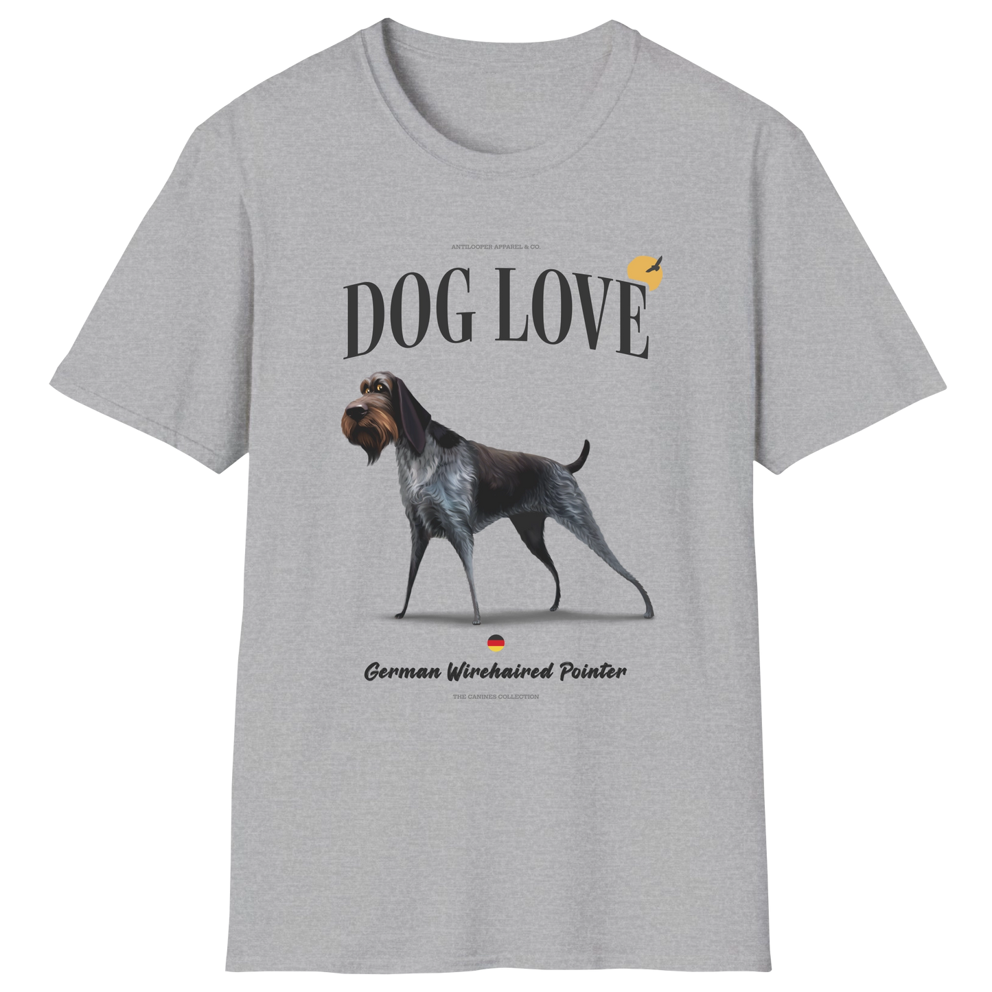 flatlay-canines-german_wirehaired_pointer-black_white-dog_love-t_shirt-sport_grey
