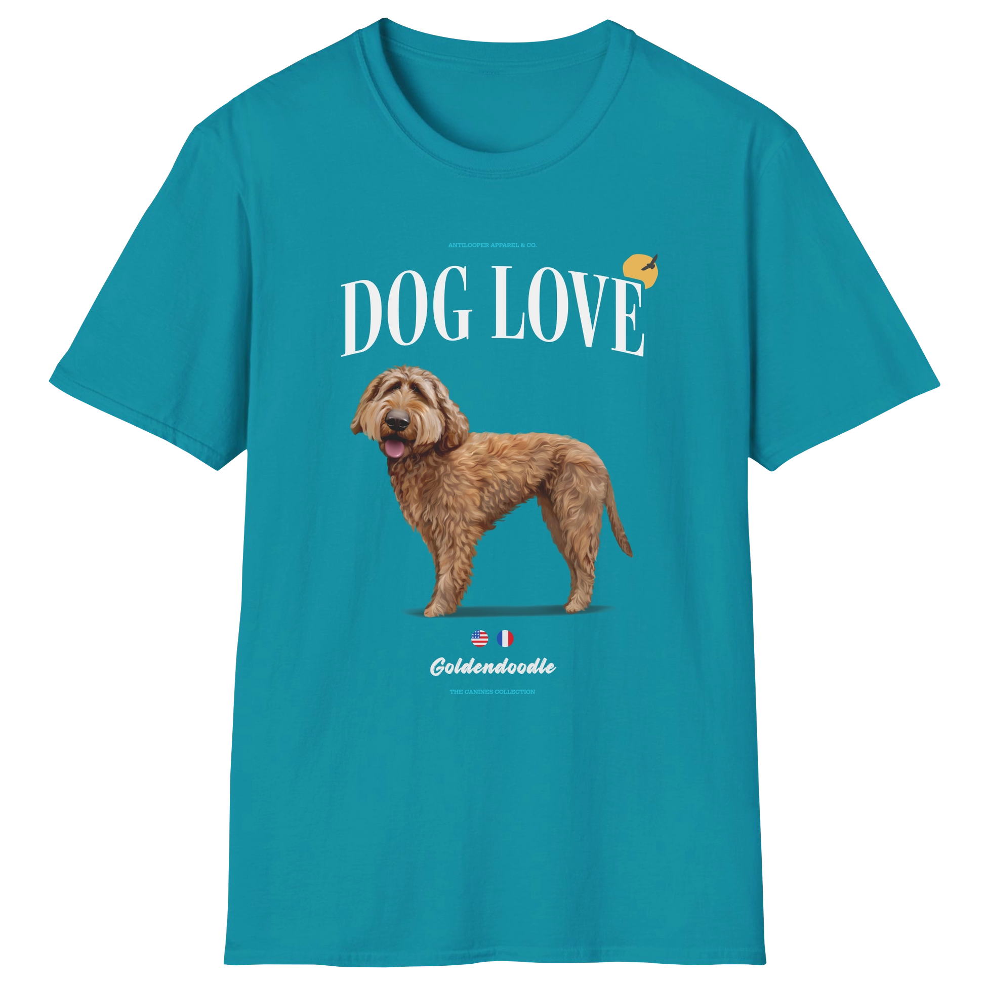 flatlay-canines-goldendoodle-apricot-dog_love-t_shirt-tropical_blue