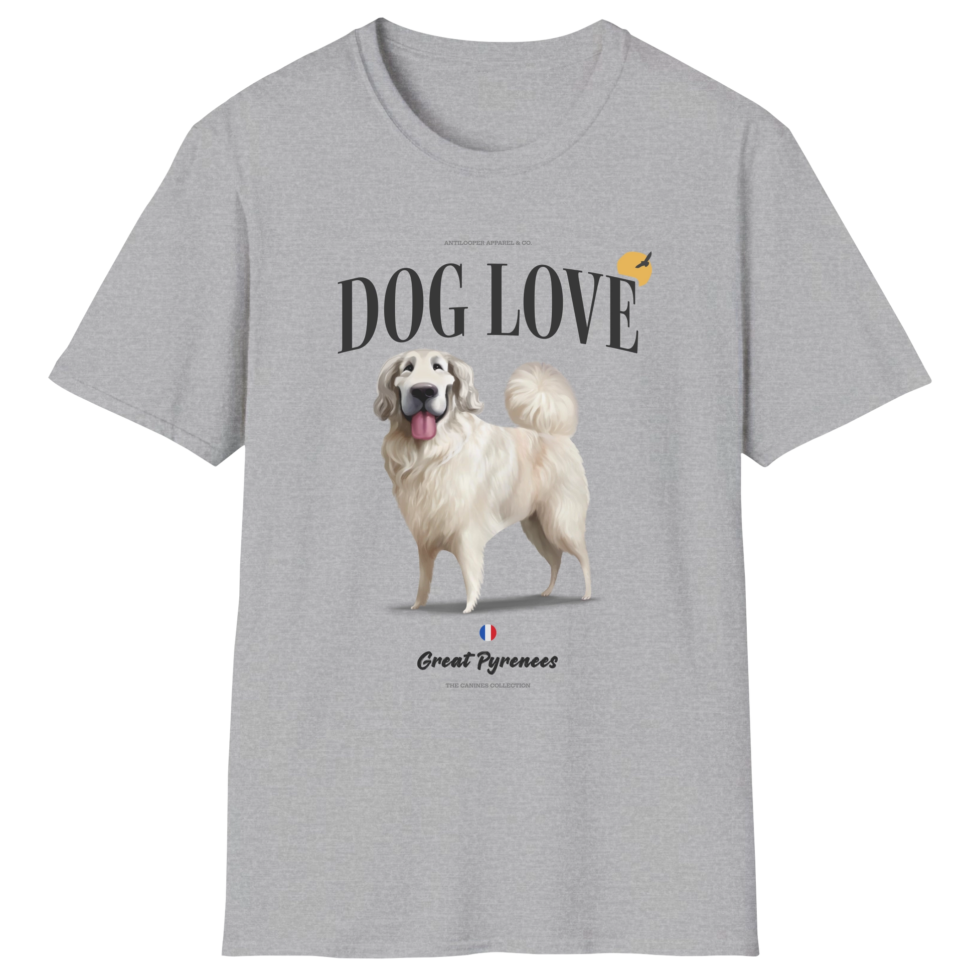 flatlay-canines-great_pyrenees-white-dog_love-t_shirt-sport_grey