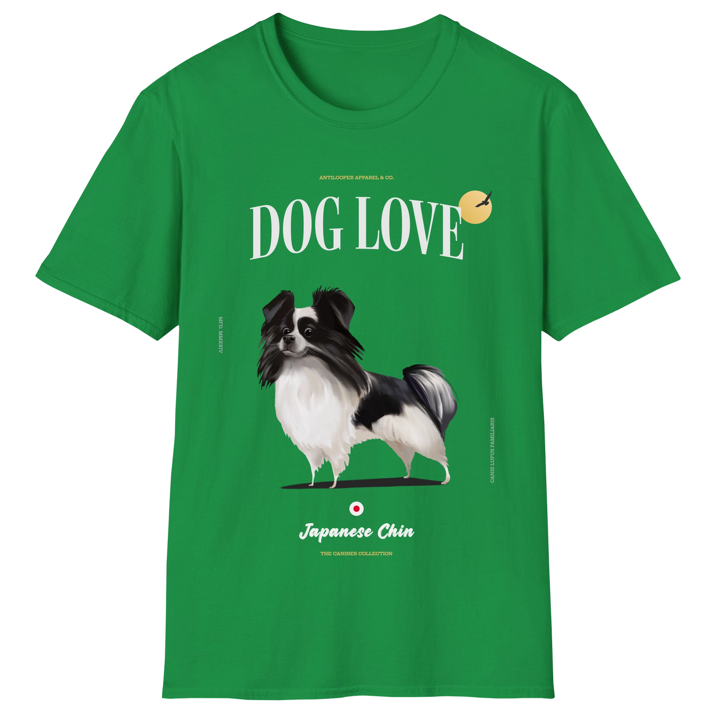 flatlay-canines-japanese_chin-black_white-irish_green