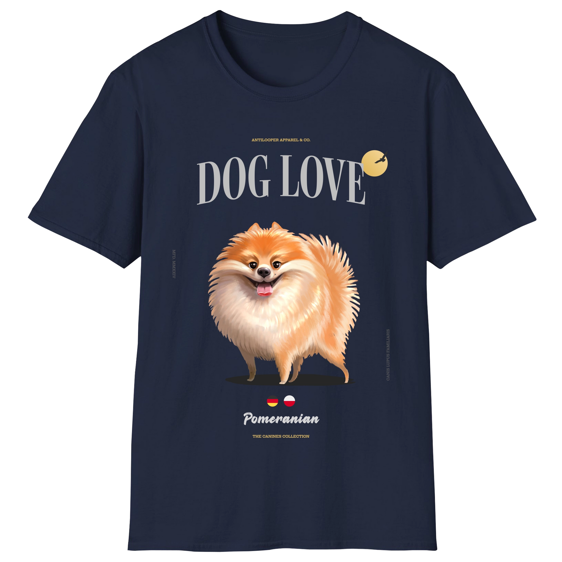 flatlay-canines-pomeranian-red-navy