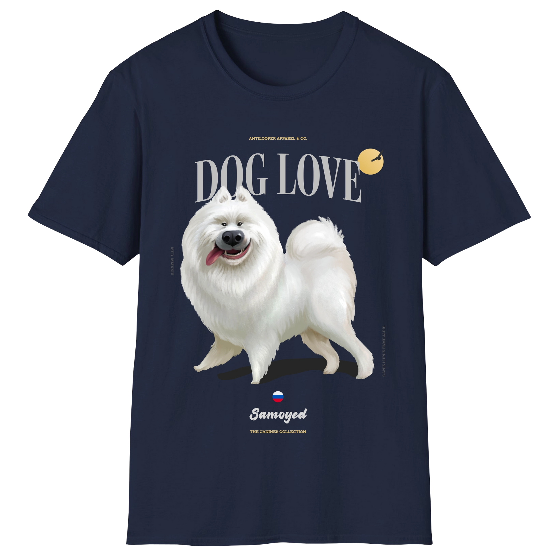 flatlay-canines-samoyed-white-navy