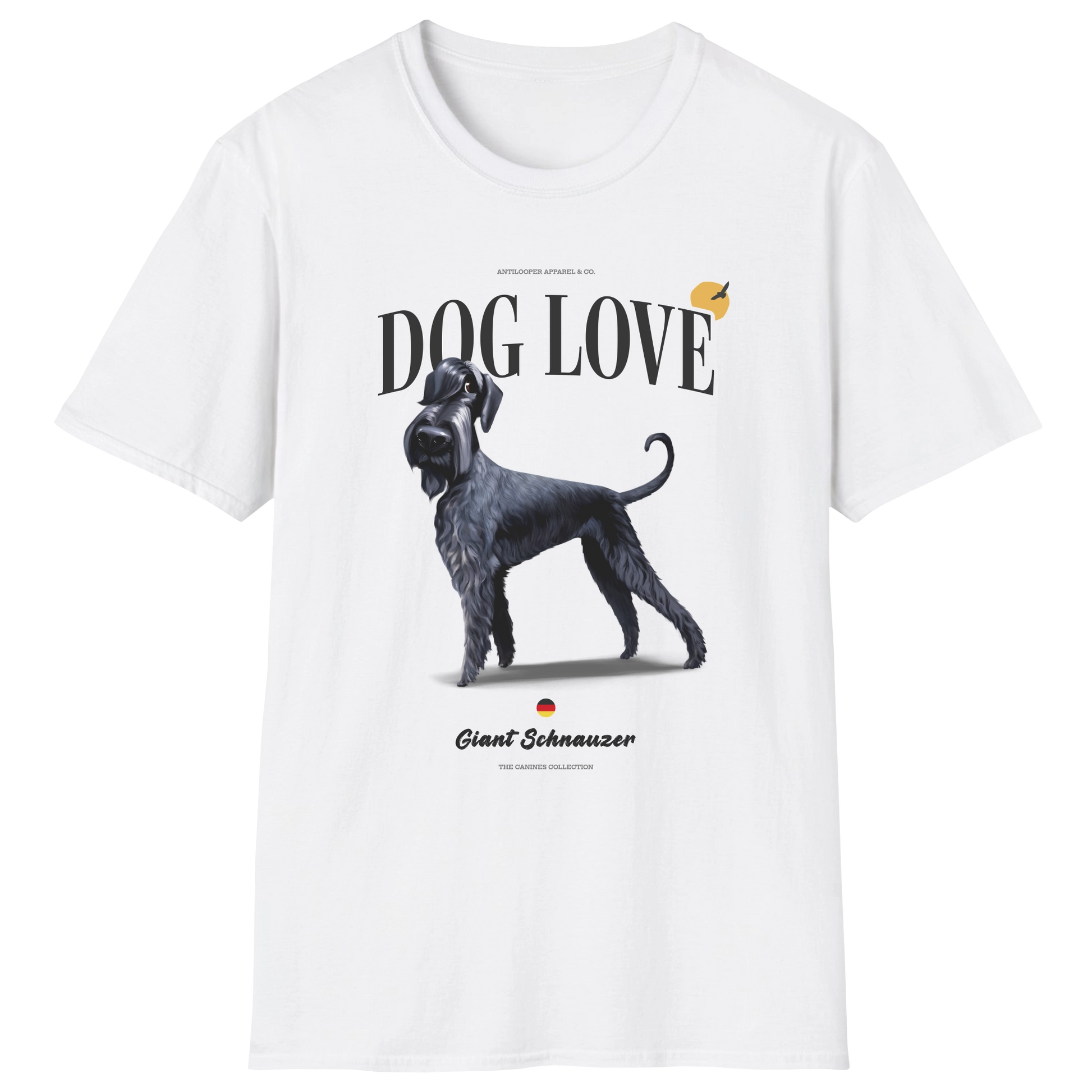 flatlay-canines-schnauzer+giant-black-dog_love-t_shirt-white