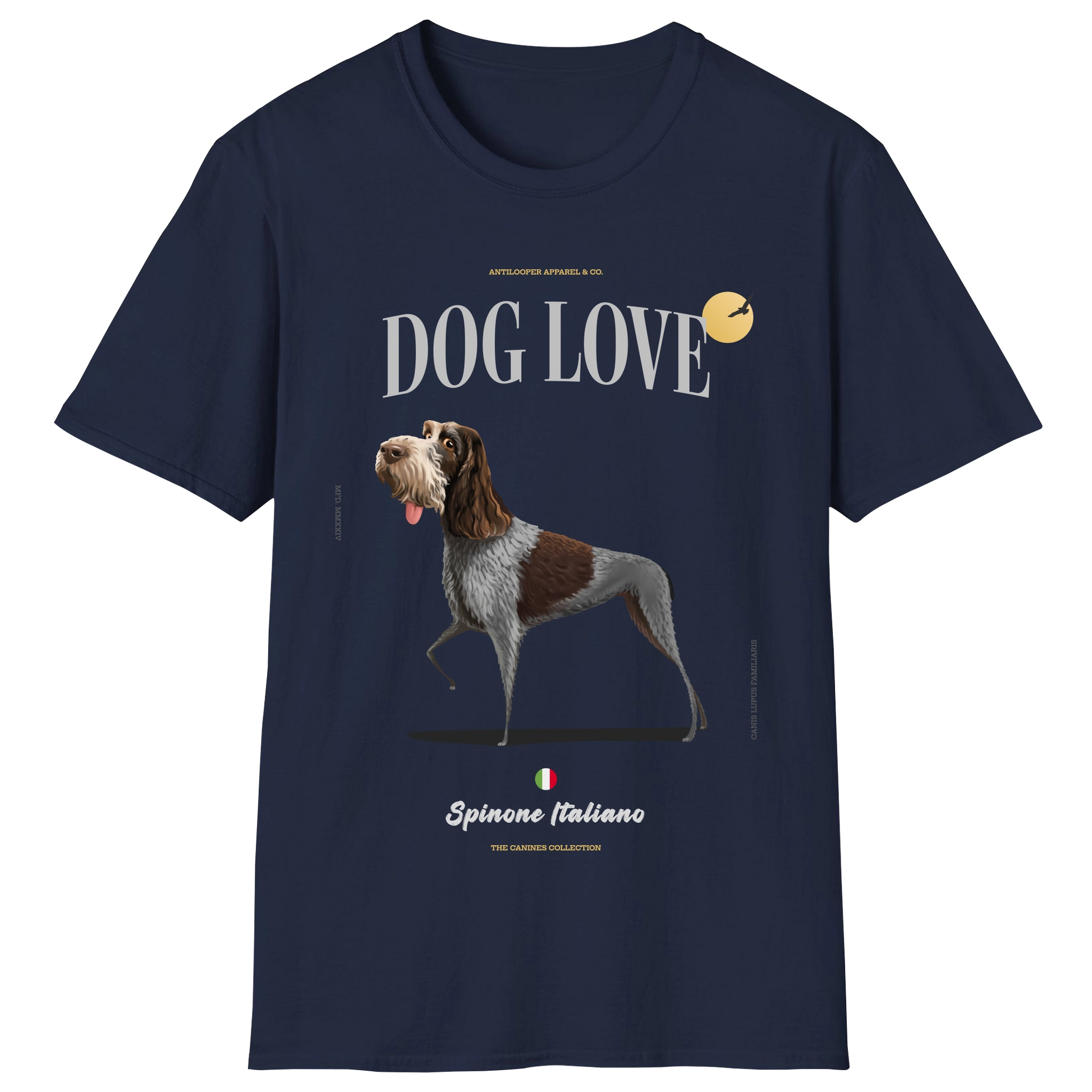 flatlay-canines-spinone_italiano-brown_roan-navy