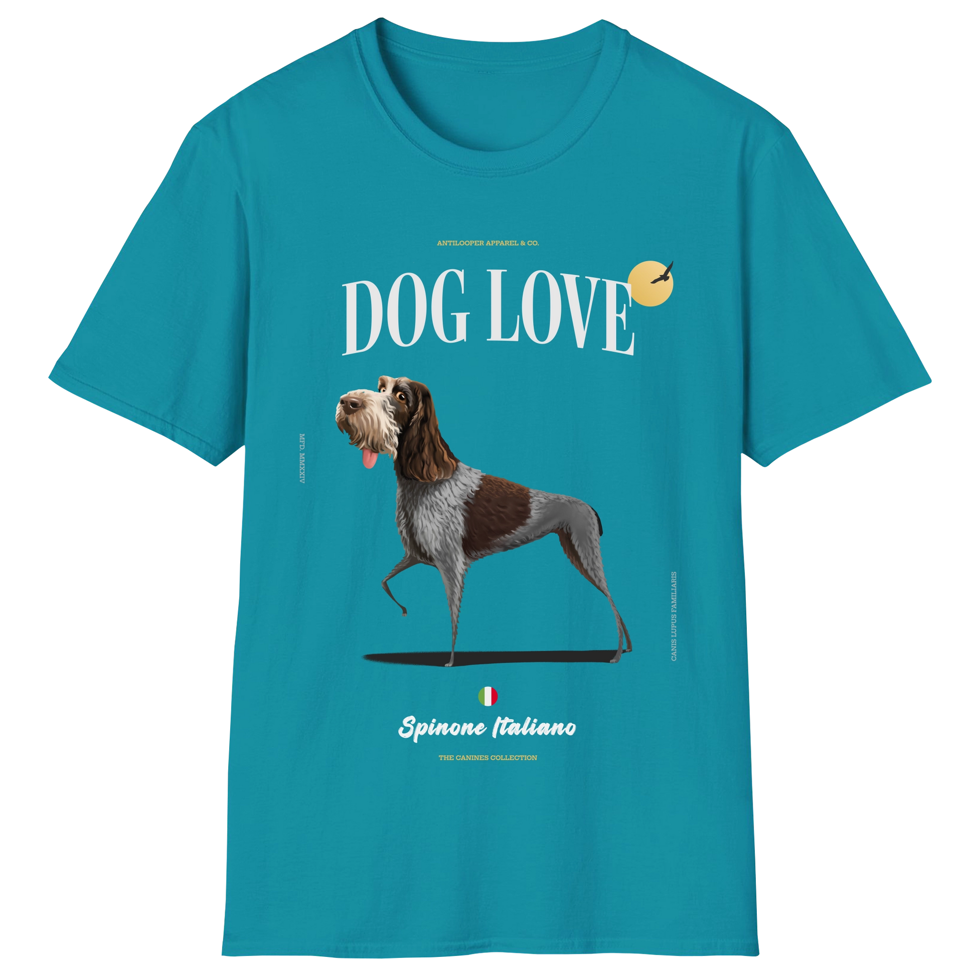 flatlay-canines-spinone_italiano-brown_roan-tropical_blue