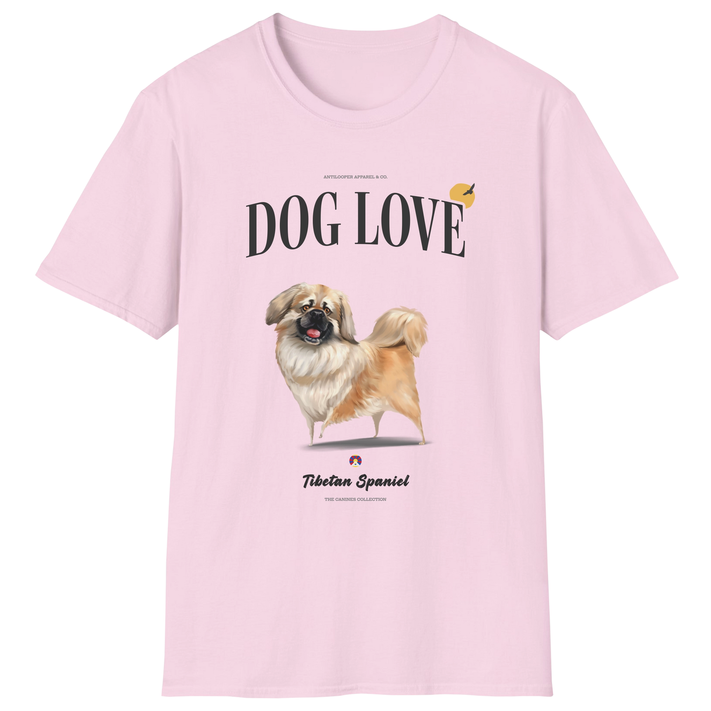 flatlay-canines-tibetan_spaniel-gold-dog_love-t_shirt-light_pink