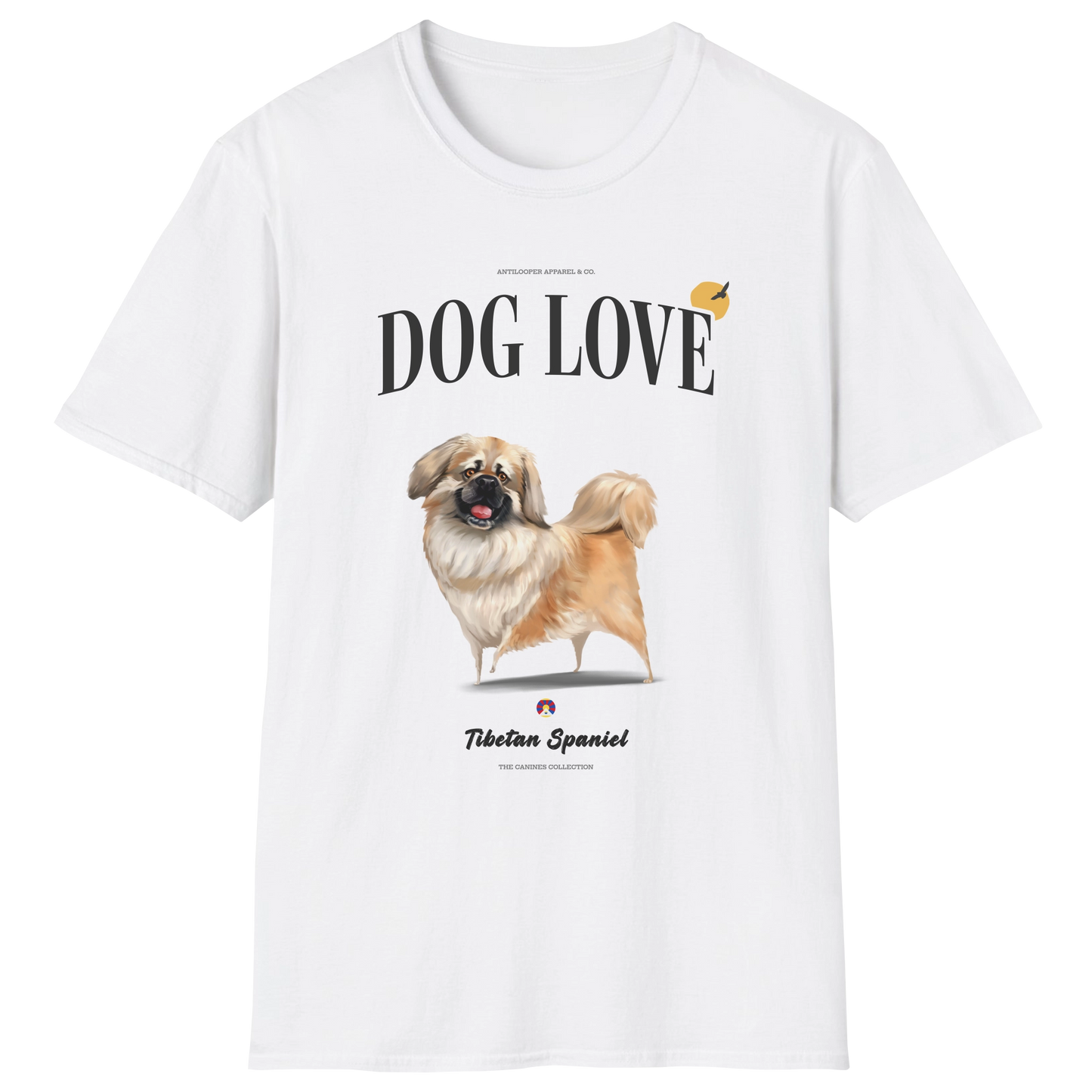 flatlay-canines-tibetan_spaniel-gold-dog_love-t_shirt-white