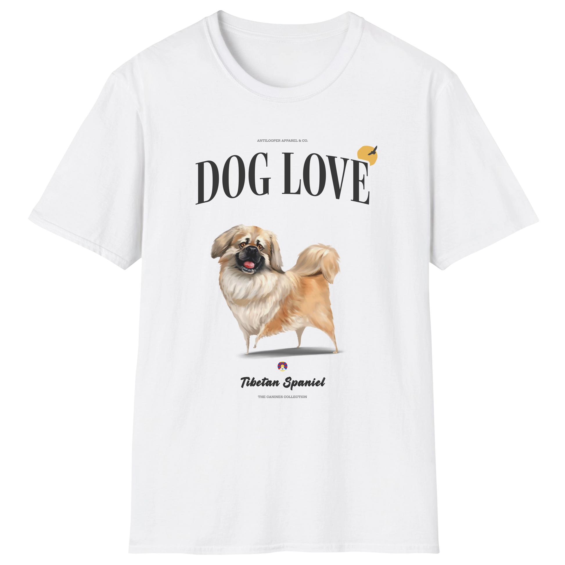 flatlay-canines-tibetan_spaniel-gold-dog_love-t_shirt-white