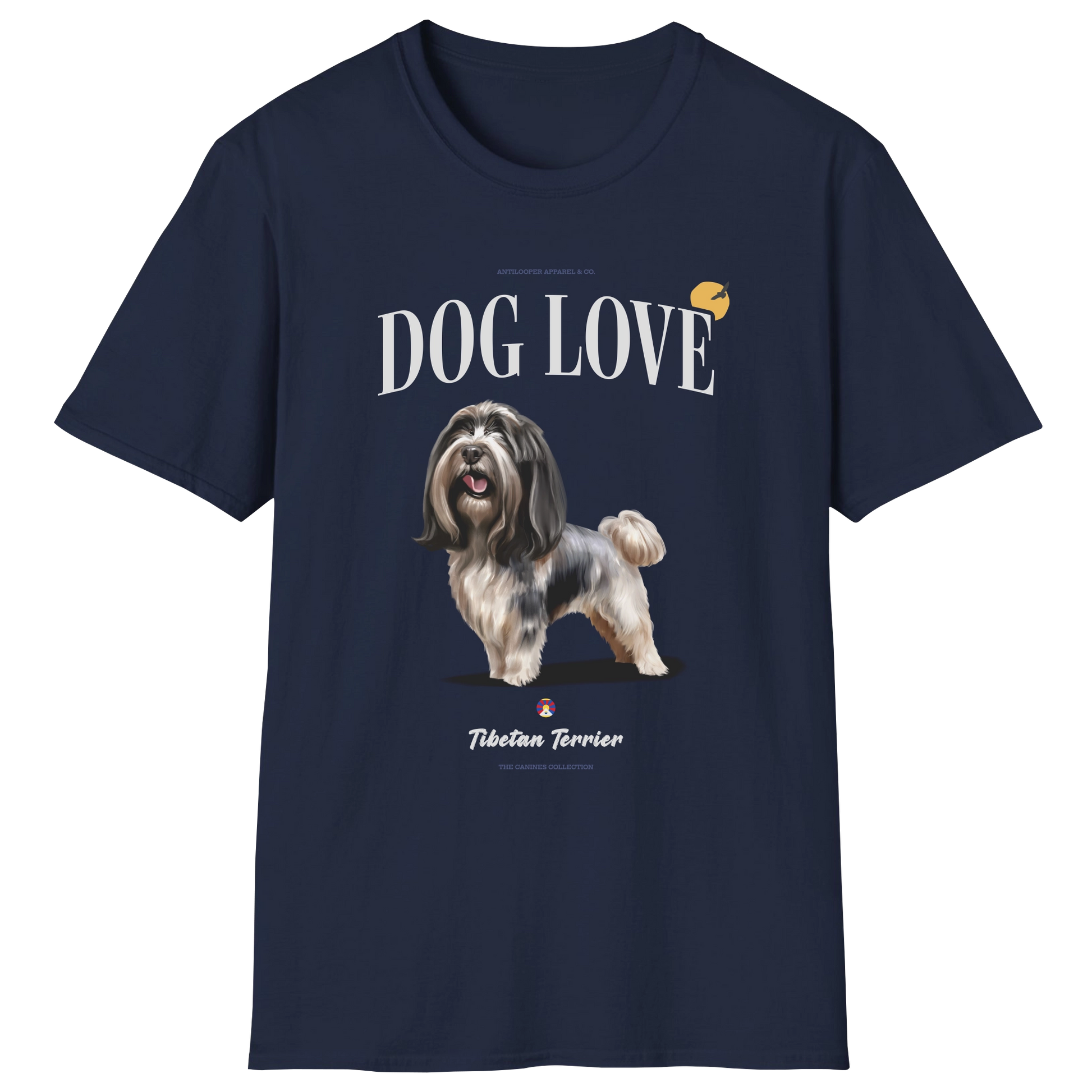 flatlay-canines-tibetan_terrier-black_white-dog_love-t_shirt-navy