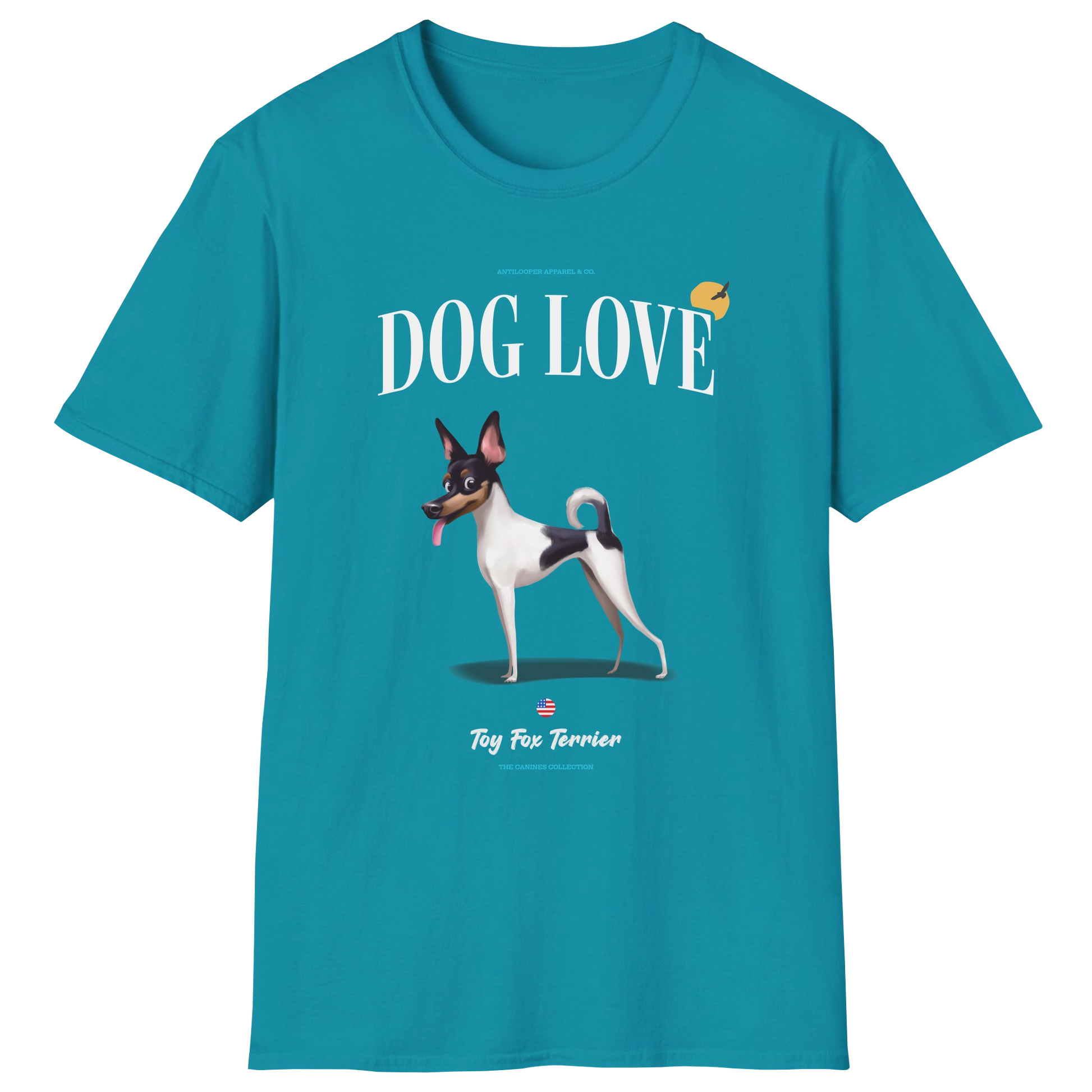 flatlay-canines-toy_fox_terrier-white_black_tan-dog_love-t_shirt-tropical_blue
