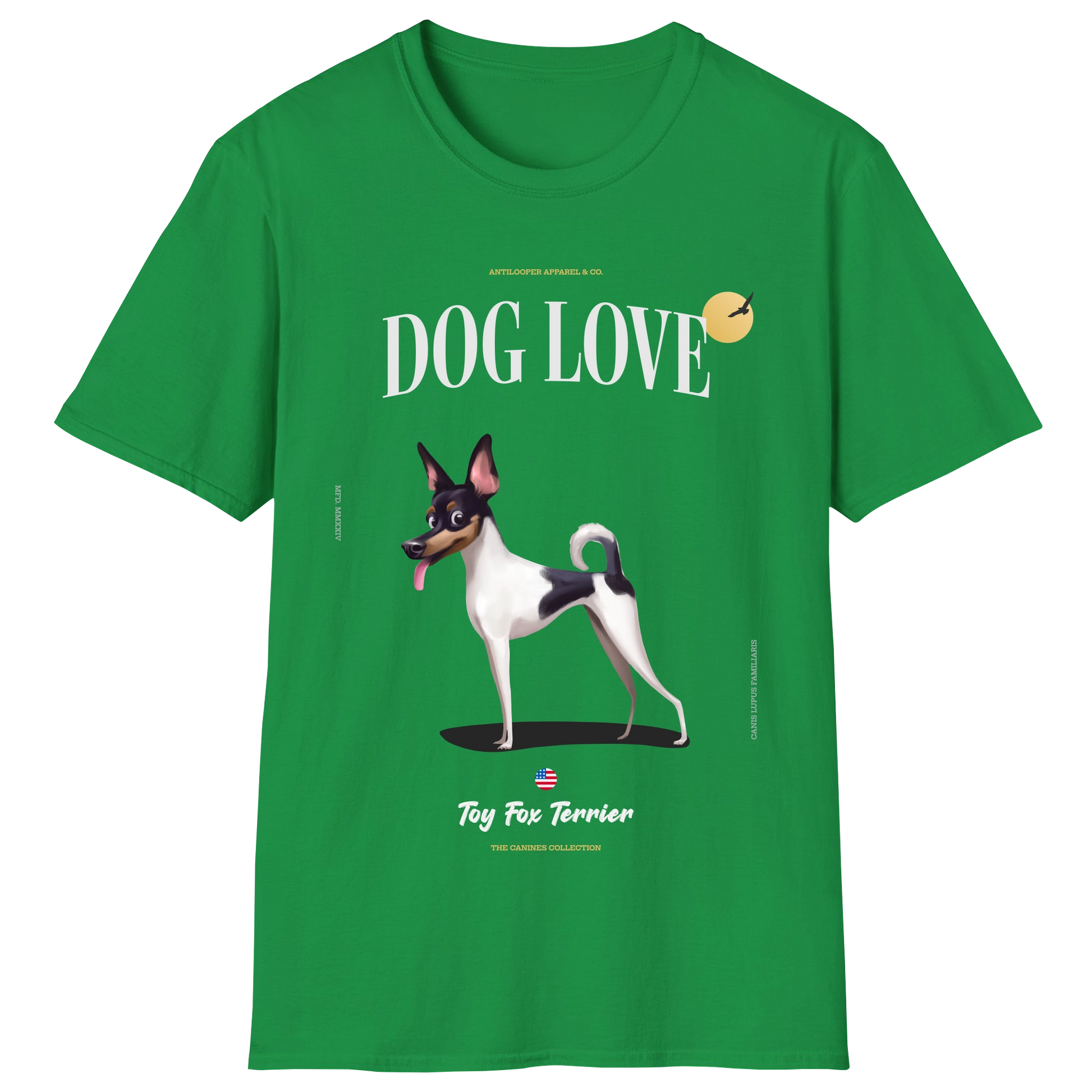 flatlay-canines-toy_fox_terrier-white_black_tan-irish_green