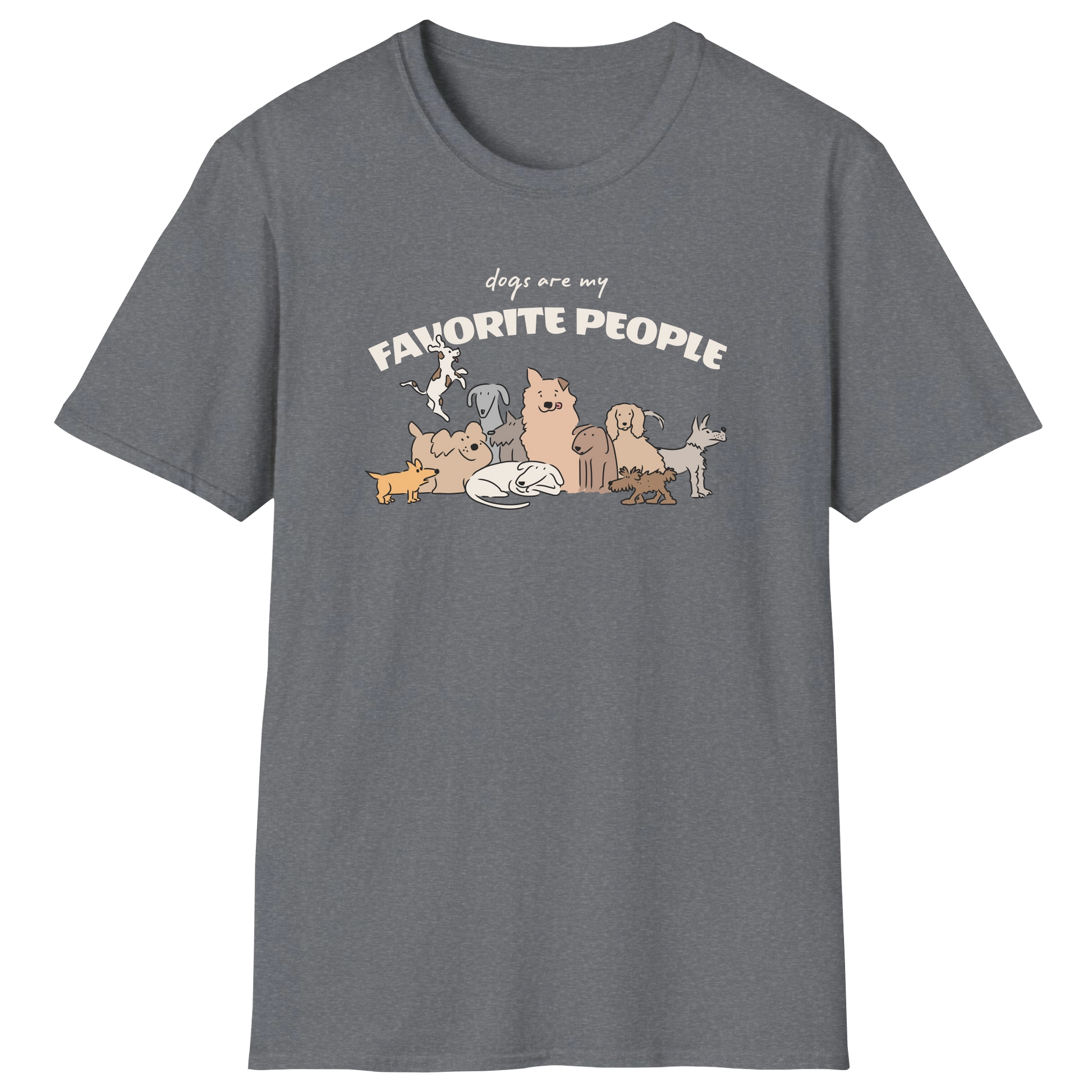 flatlay-dog_lover-mutt-dogs_are_my_favorite_people-t_shirt-graphite_heather