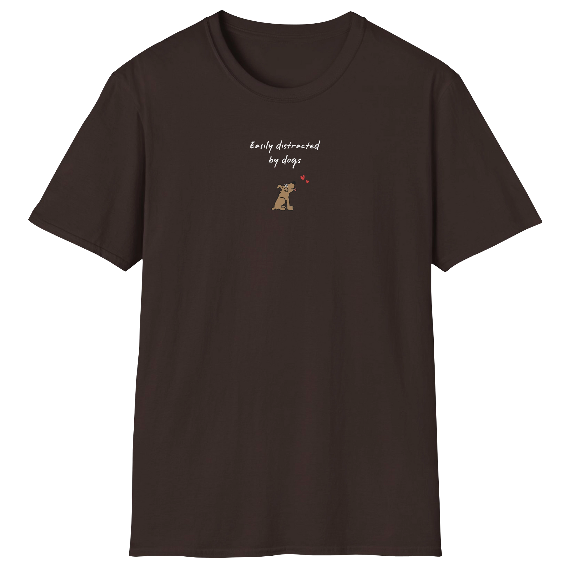 flatlay-dog_lover-mutt-easily_distracted_by_dogs_ver_b-t_shirt-dark_chocolate