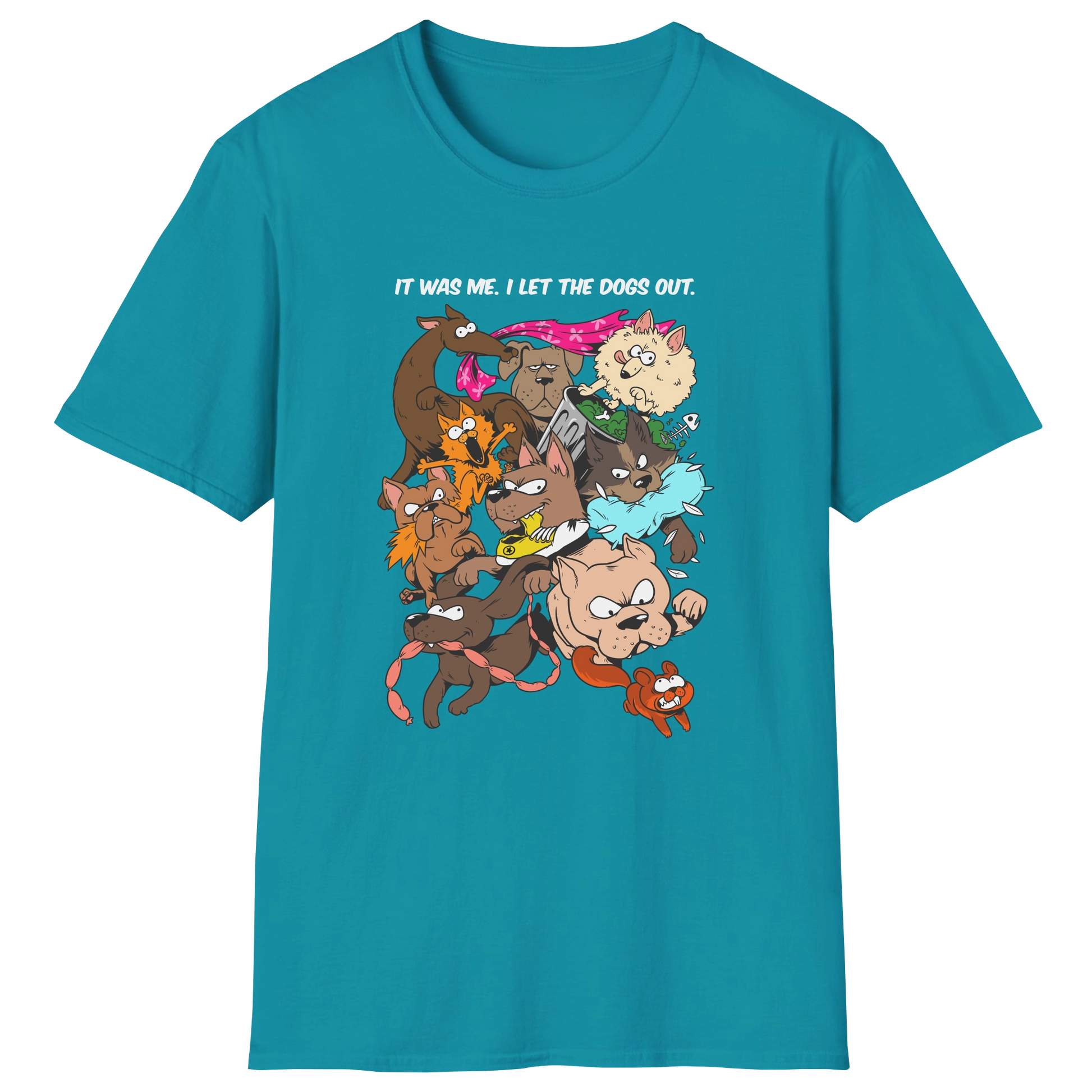 flatlay-dog_lover-mutt-i_let_the_dogs_out-t_shirt-tropical_blue