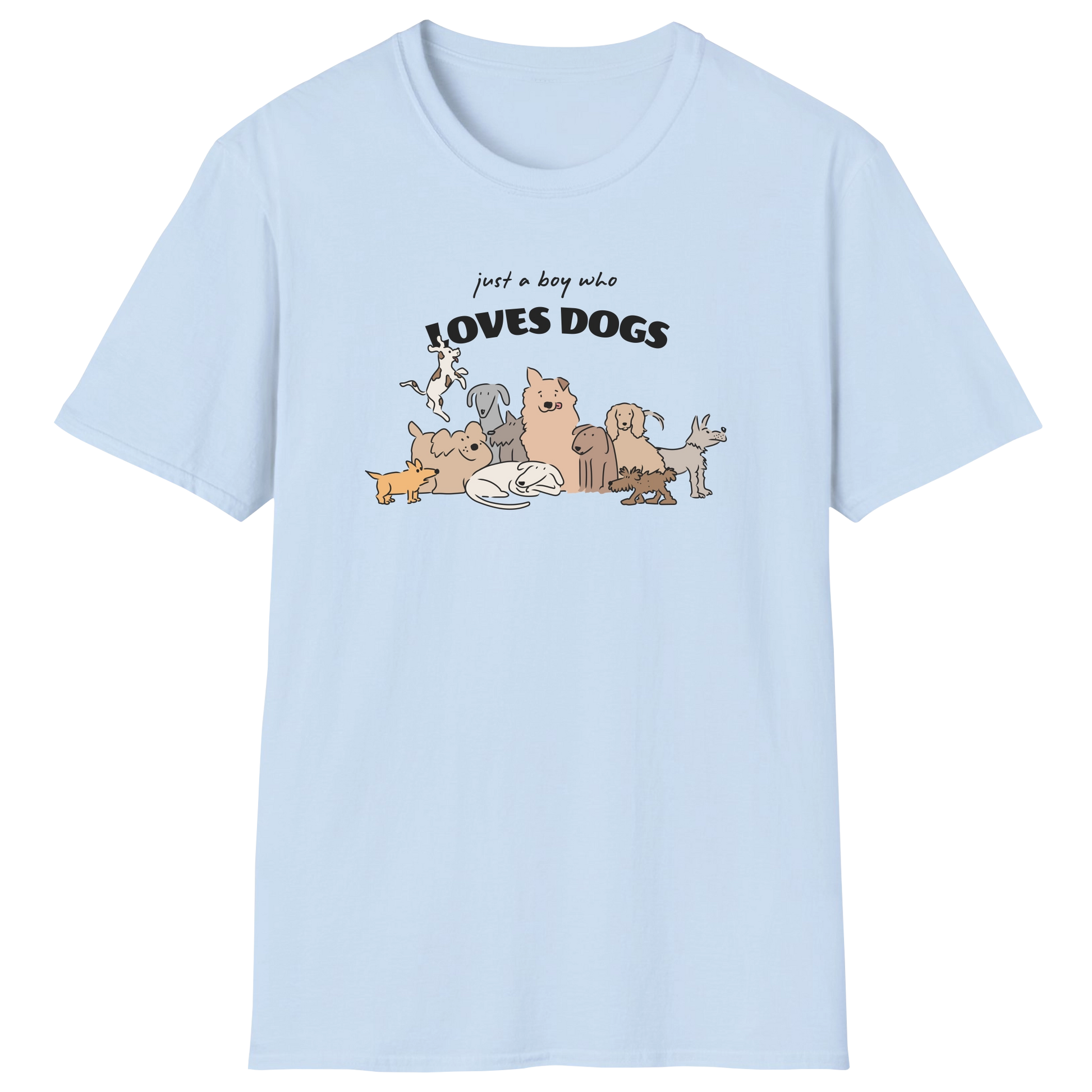 flatlay-dog_lover-mutt-just_a_boy_who_loves_dogs-t_shirt-light_blue