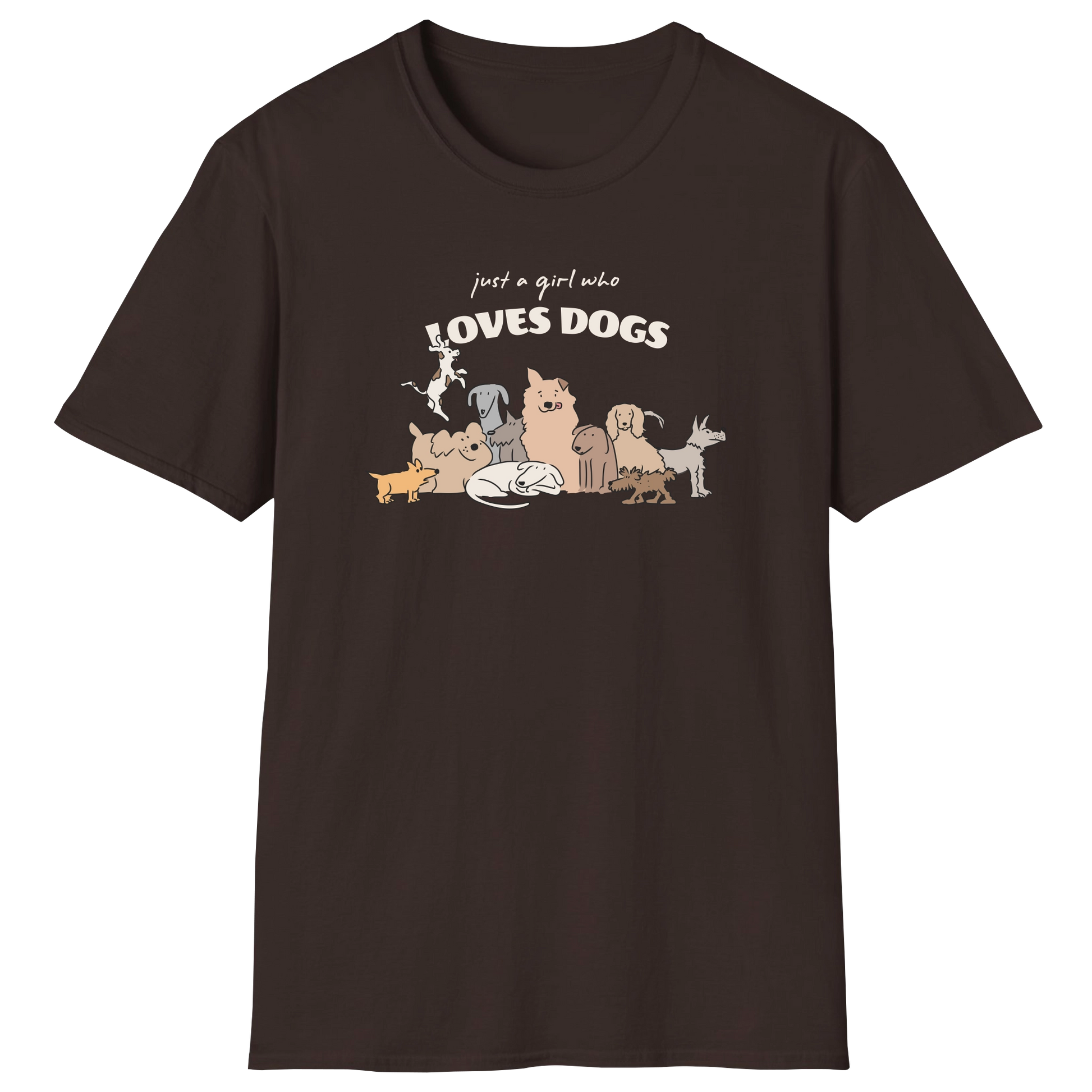 flatlay-dog_lover-mutt-just_a_girl_who_loves_dogs-t_shirt-dark_chocolate