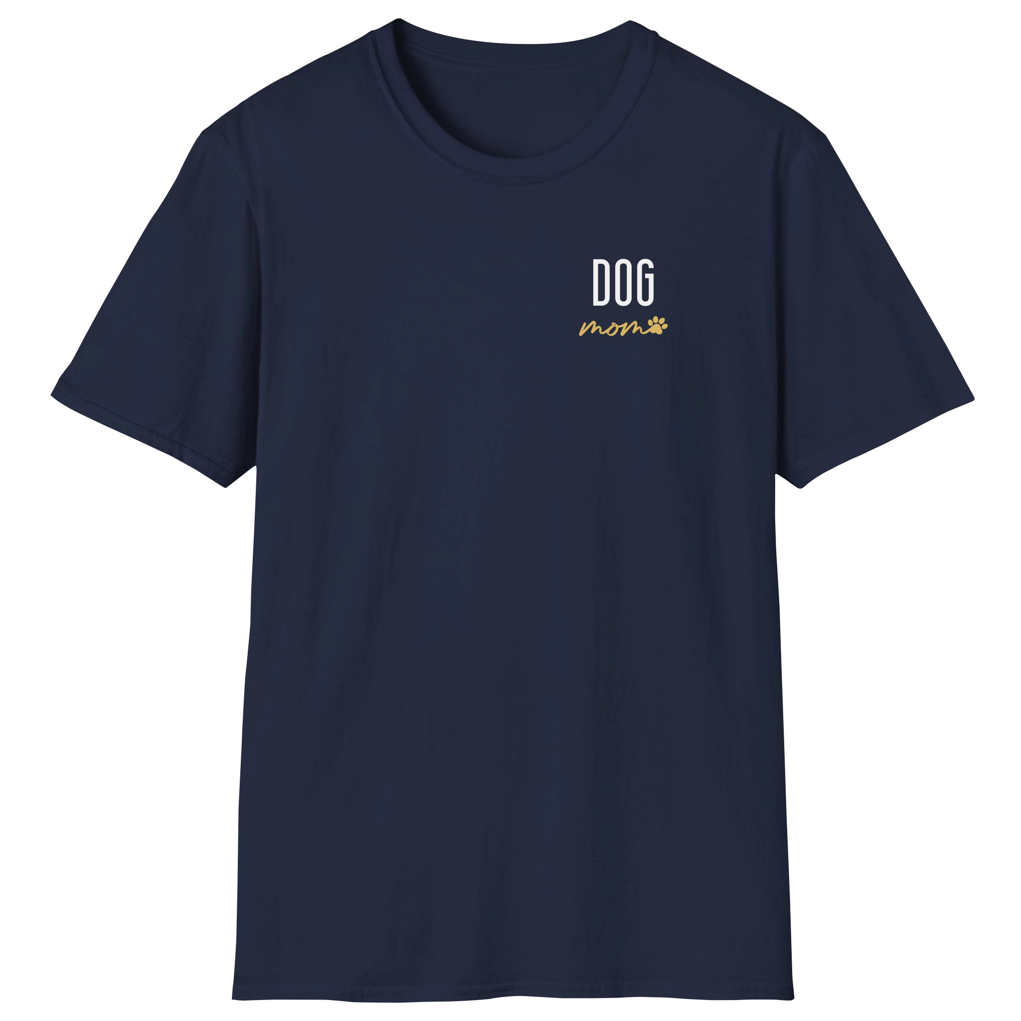 flatlay-dog_lover-mutt-minimalist_cursive_dog_mom-t_shirt-navy