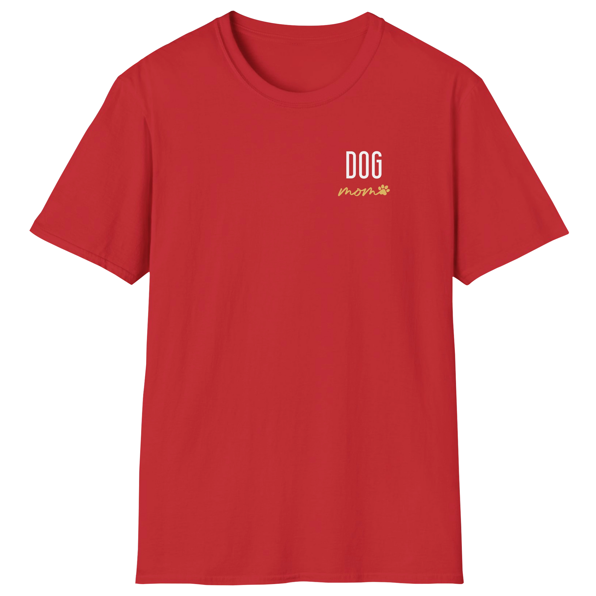 flatlay-dog_lover-mutt-minimalist_cursive_dog_mom-t_shirt-red