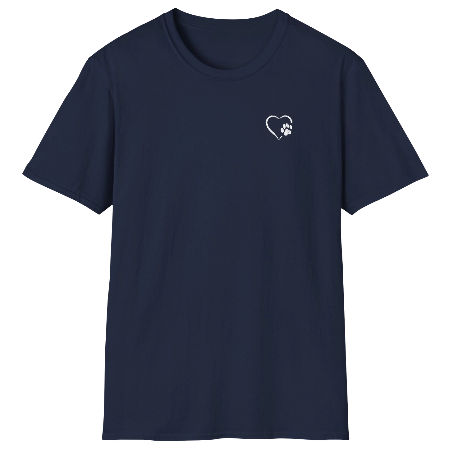 flatlay-dog_lover-mutt-minimalist_distressed_paw_and_heart-t_shirt-navy