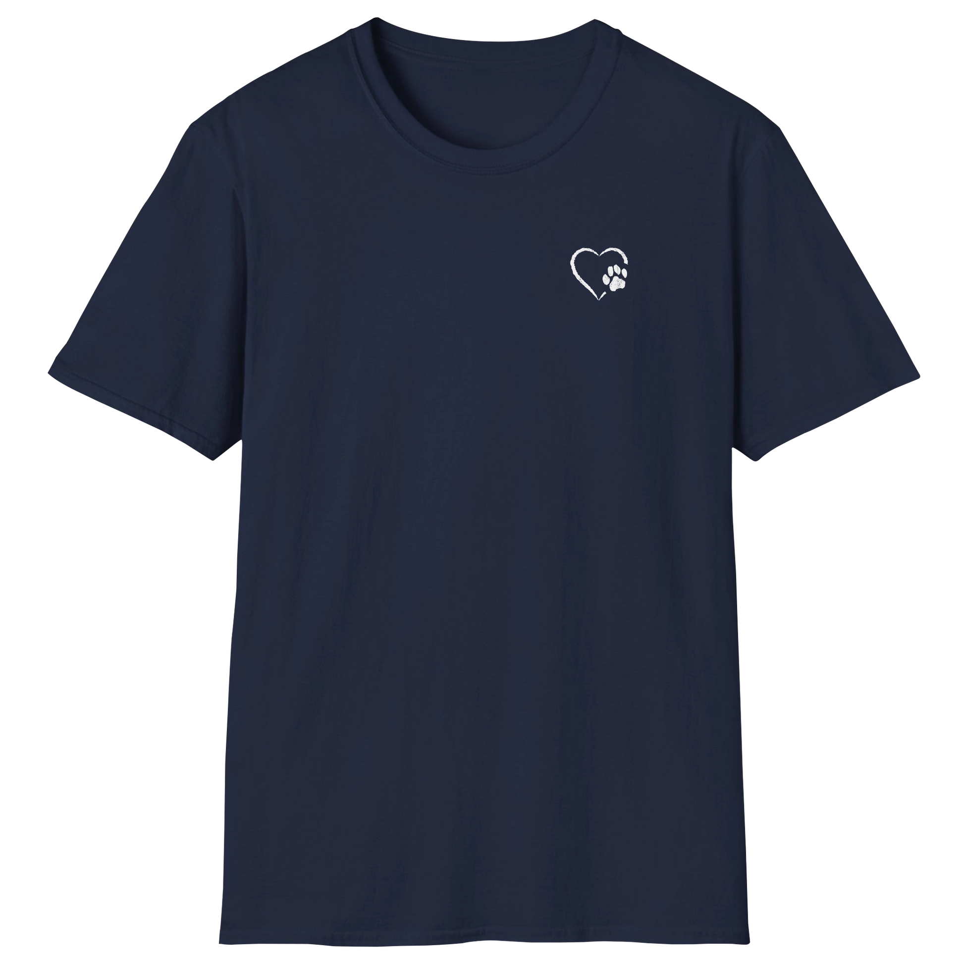 flatlay-dog_lover-mutt-minimalist_distressed_paw_and_heart-t_shirt-navy