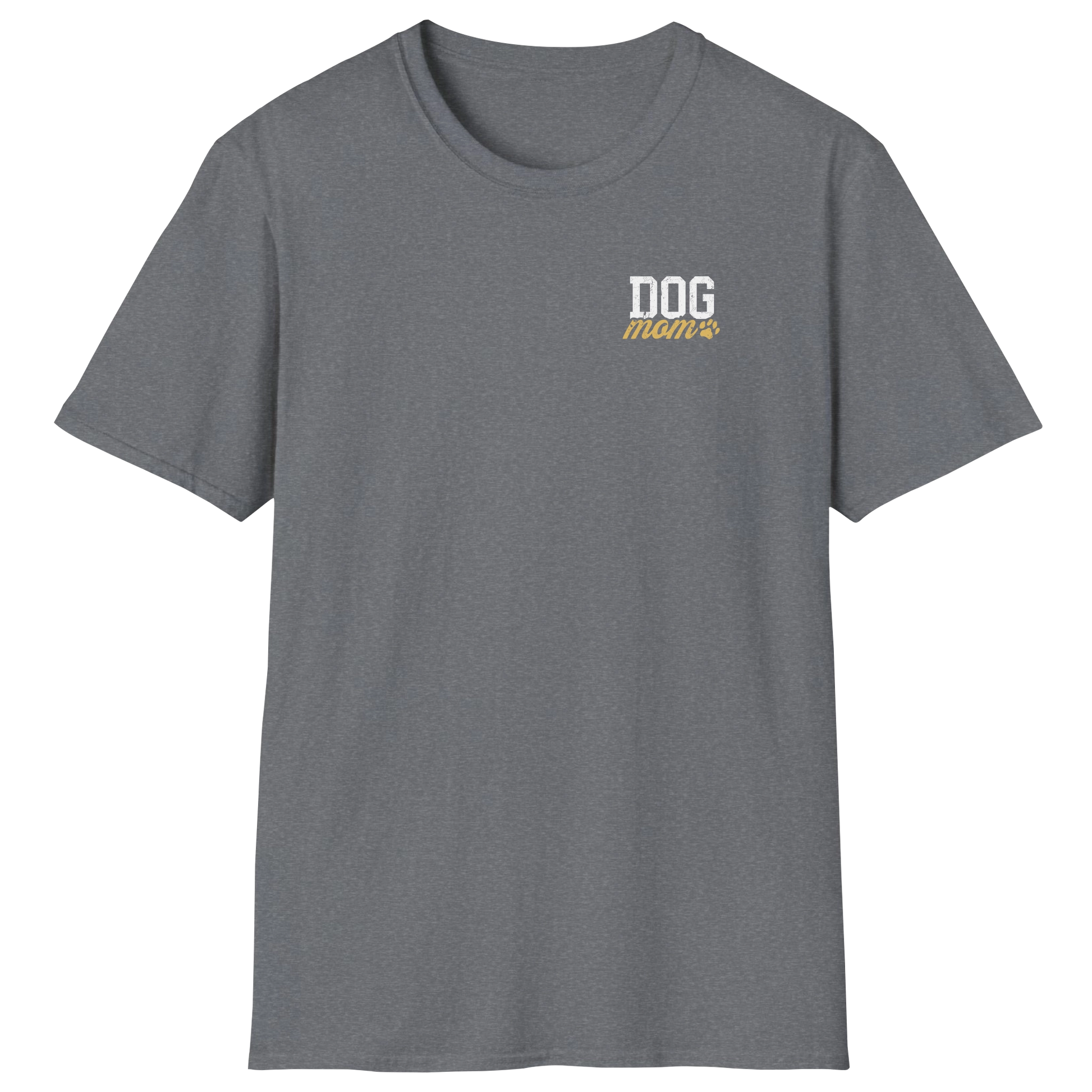 flatlay-dog_lover-mutt-minimalist_varsity_dog_mom-t_shirt-graphite_heather