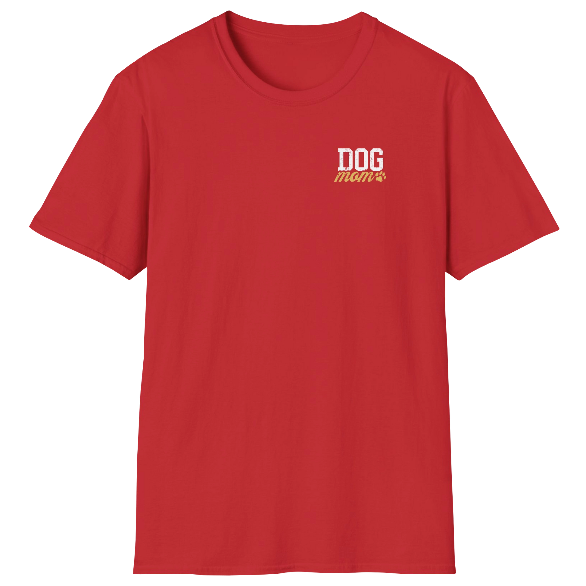 flatlay-dog_lover-mutt-minimalist_varsity_dog_mom-t_shirt-red
