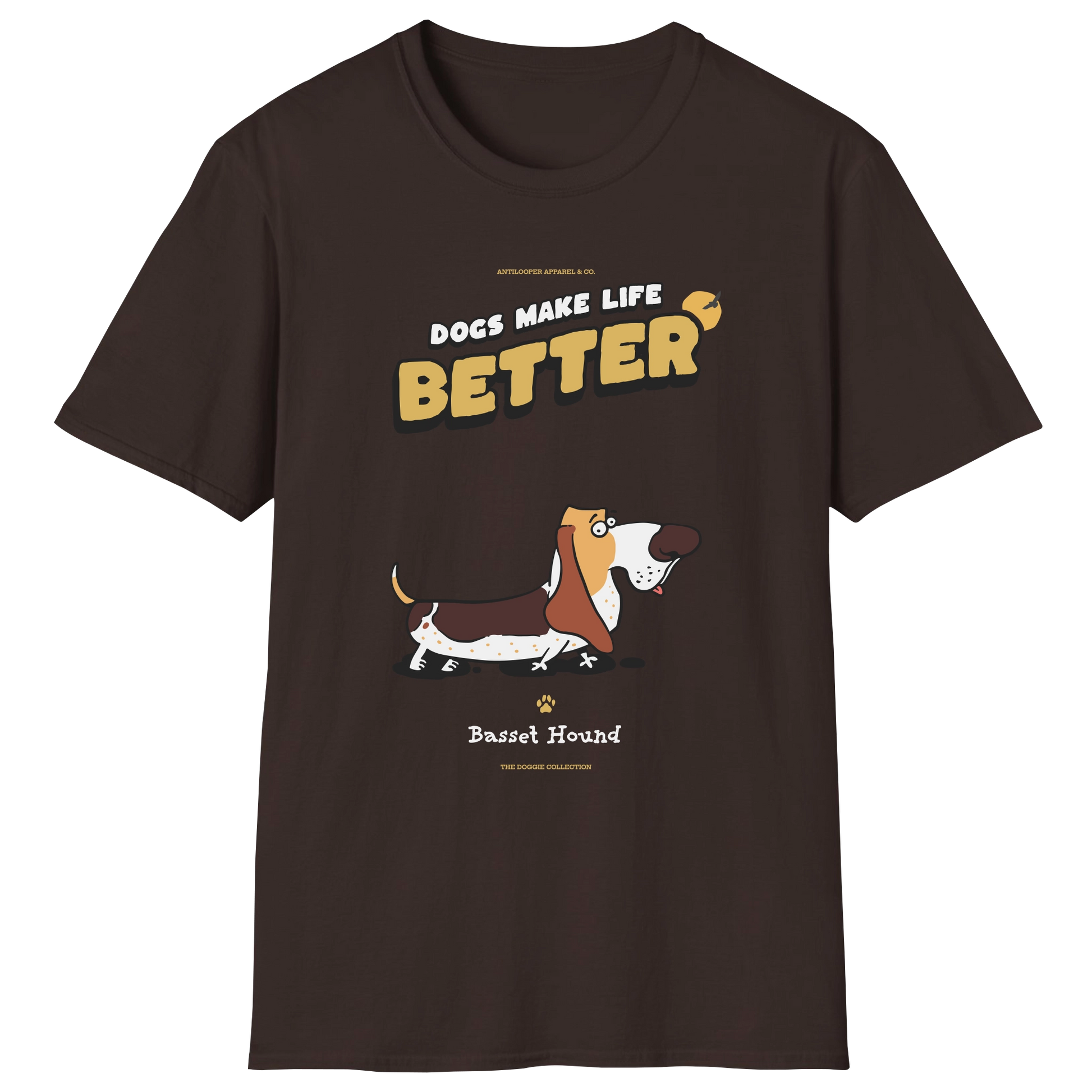 flatlay-doggie-basset_hound-t_shirt-dark_chocolate