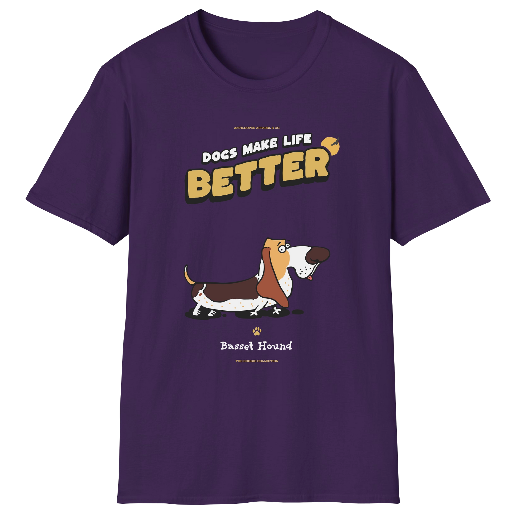 flatlay-doggie-basset_hound-t_shirt-purple