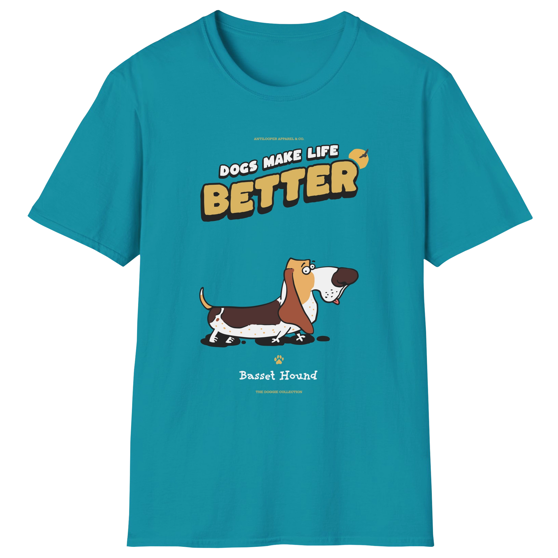 flatlay-doggie-basset_hound-t_shirt-tropical_blue