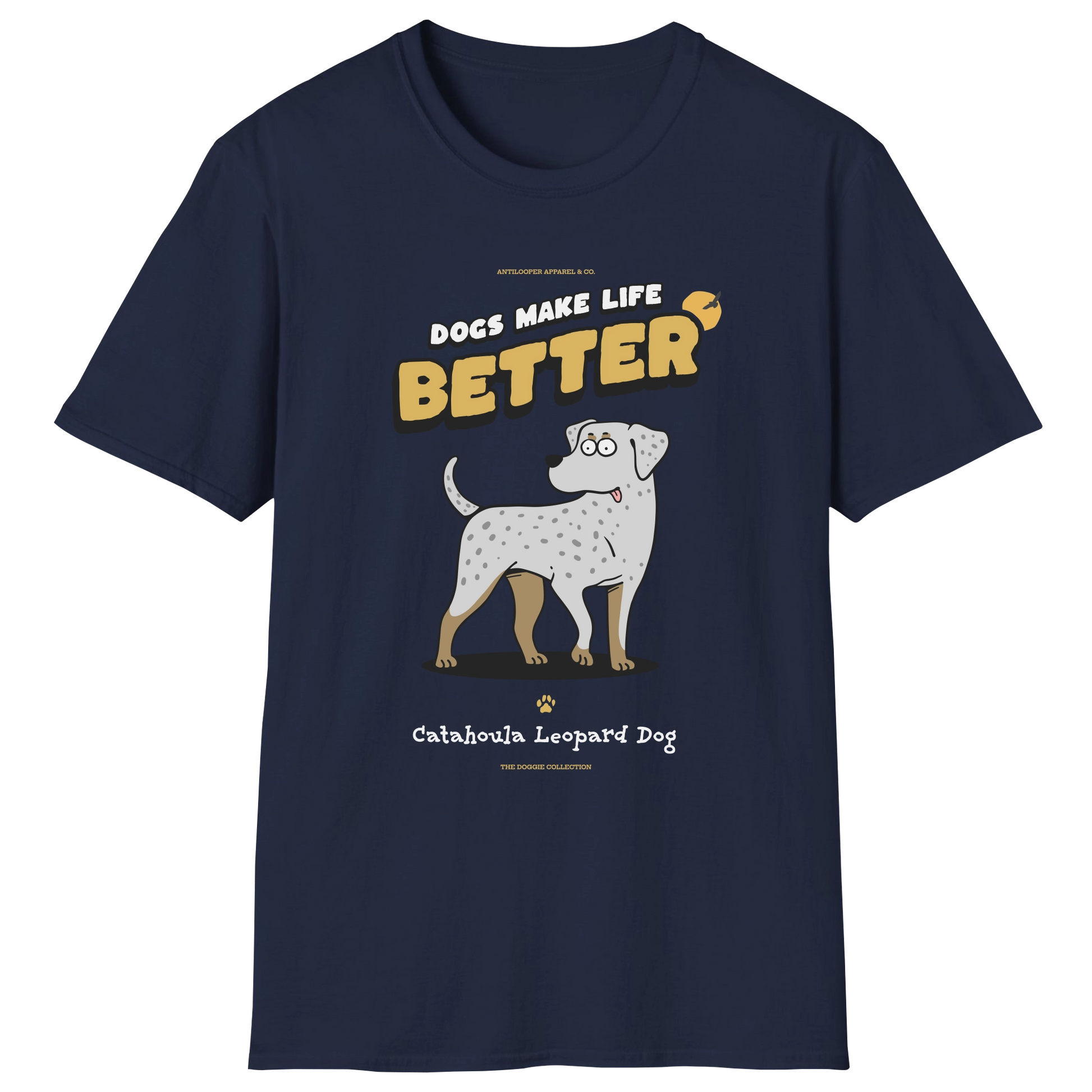 flatlay-doggie-catahoula_leopard_dog-t_shirt-navy