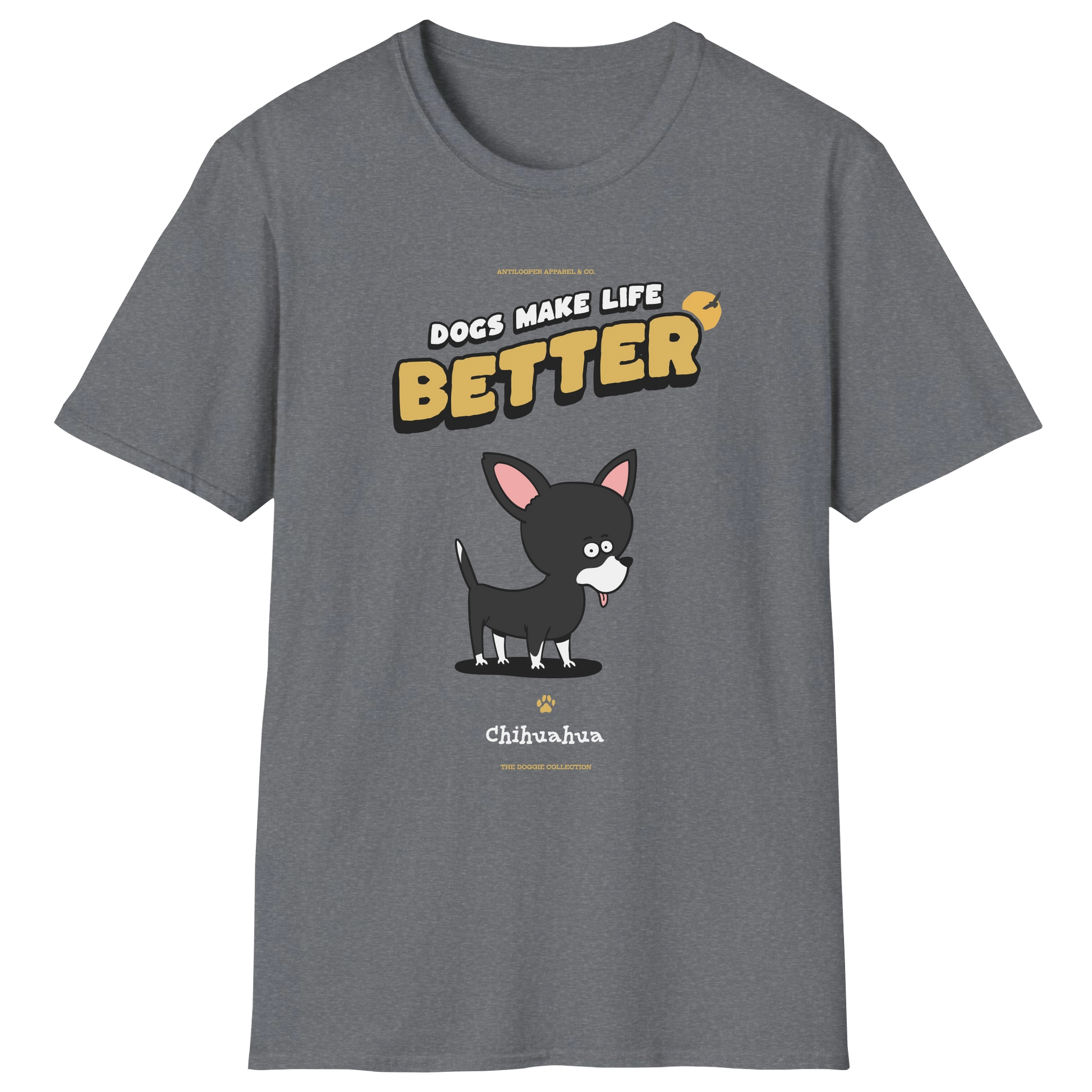 flatlay-doggie-chihuahua+apple_head-t_shirt-graphite_heather