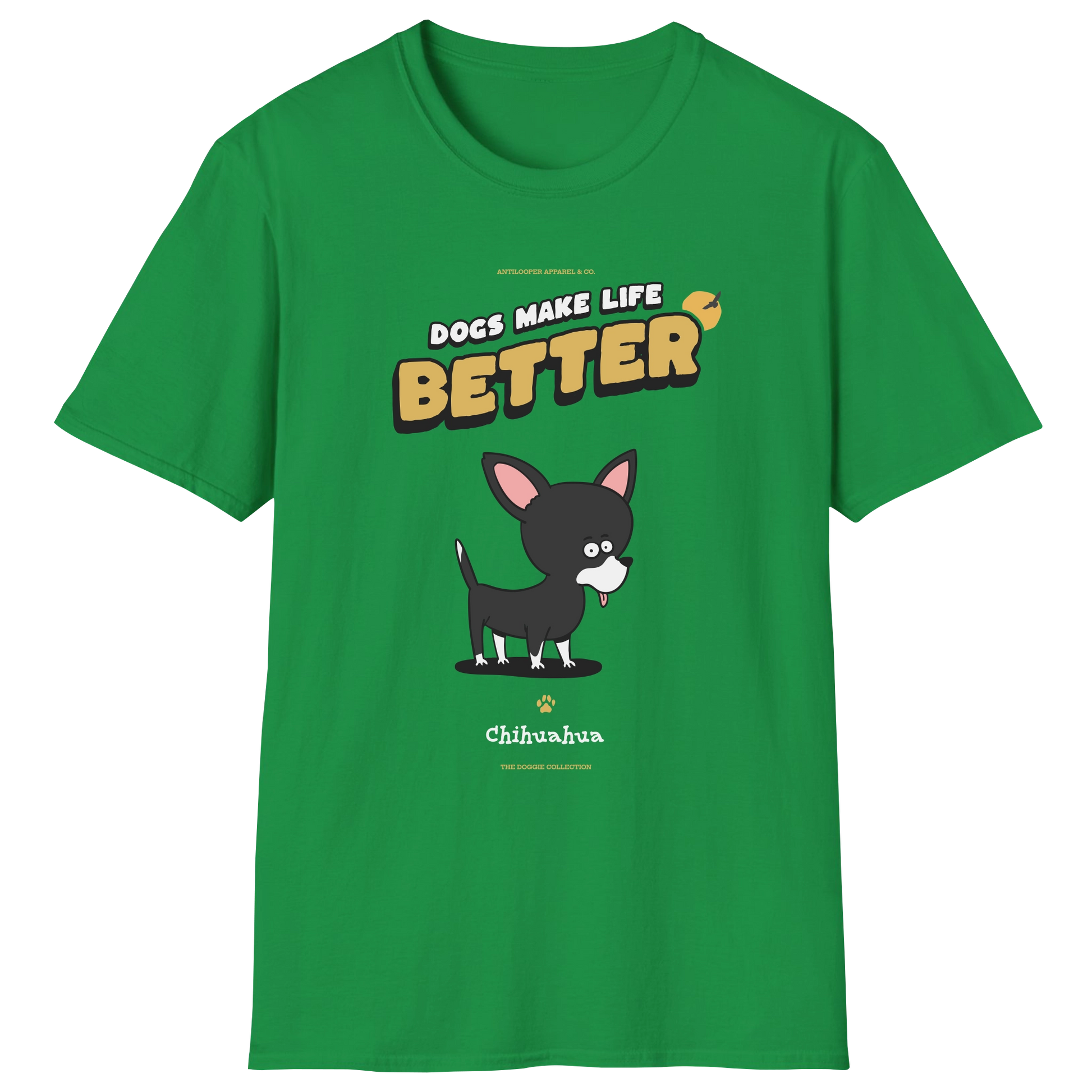 flatlay-doggie-chihuahua+apple_head-t_shirt-irish_green