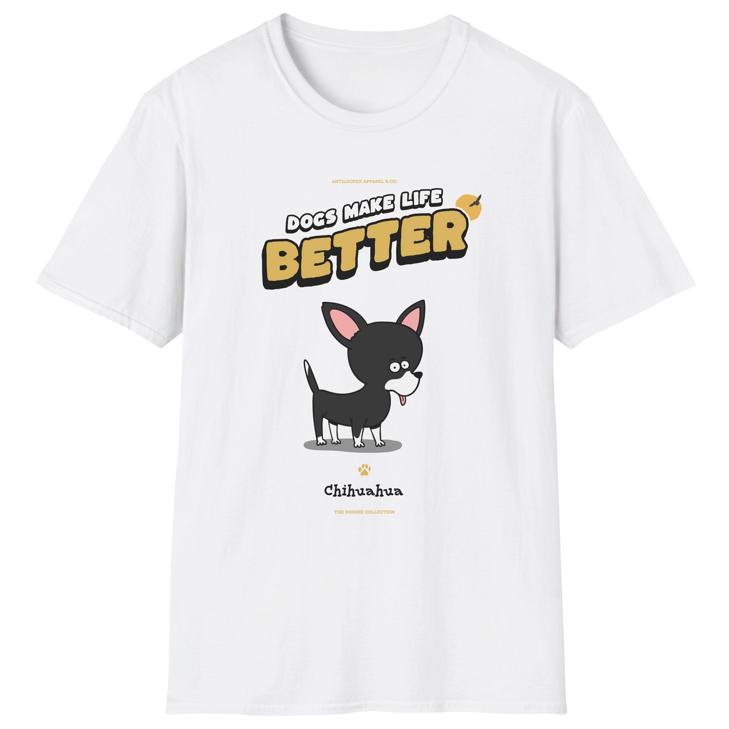 flatlay-doggie-chihuahua+apple_head-t_shirt-white