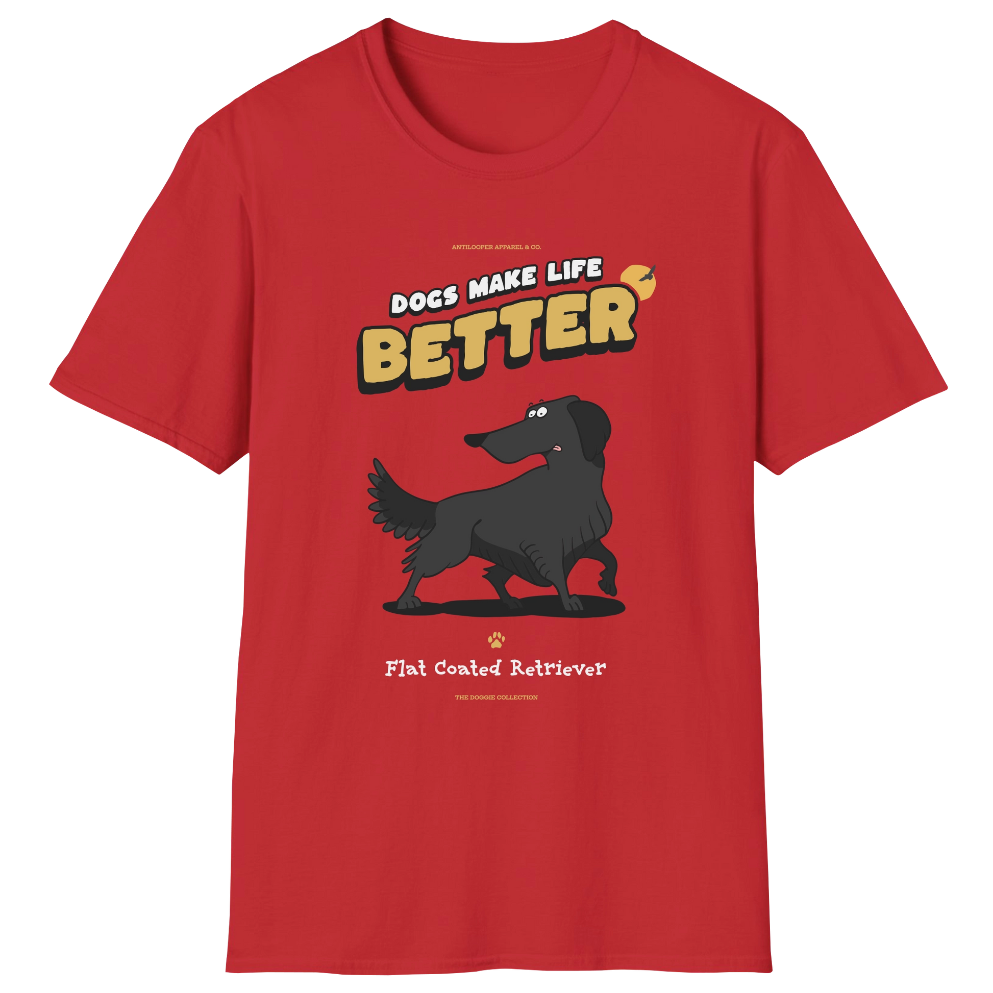 flatlay-doggie-flat_coated_retriever-t_shirt-red