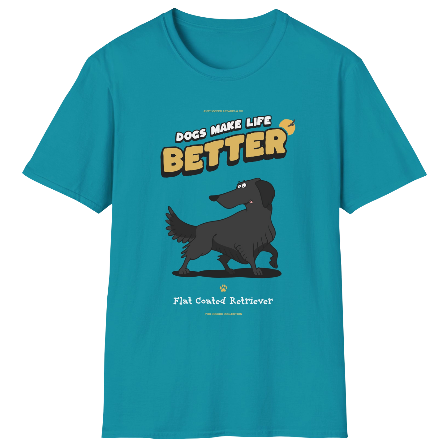 flatlay-doggie-flat_coated_retriever-t_shirt-tropical_blue