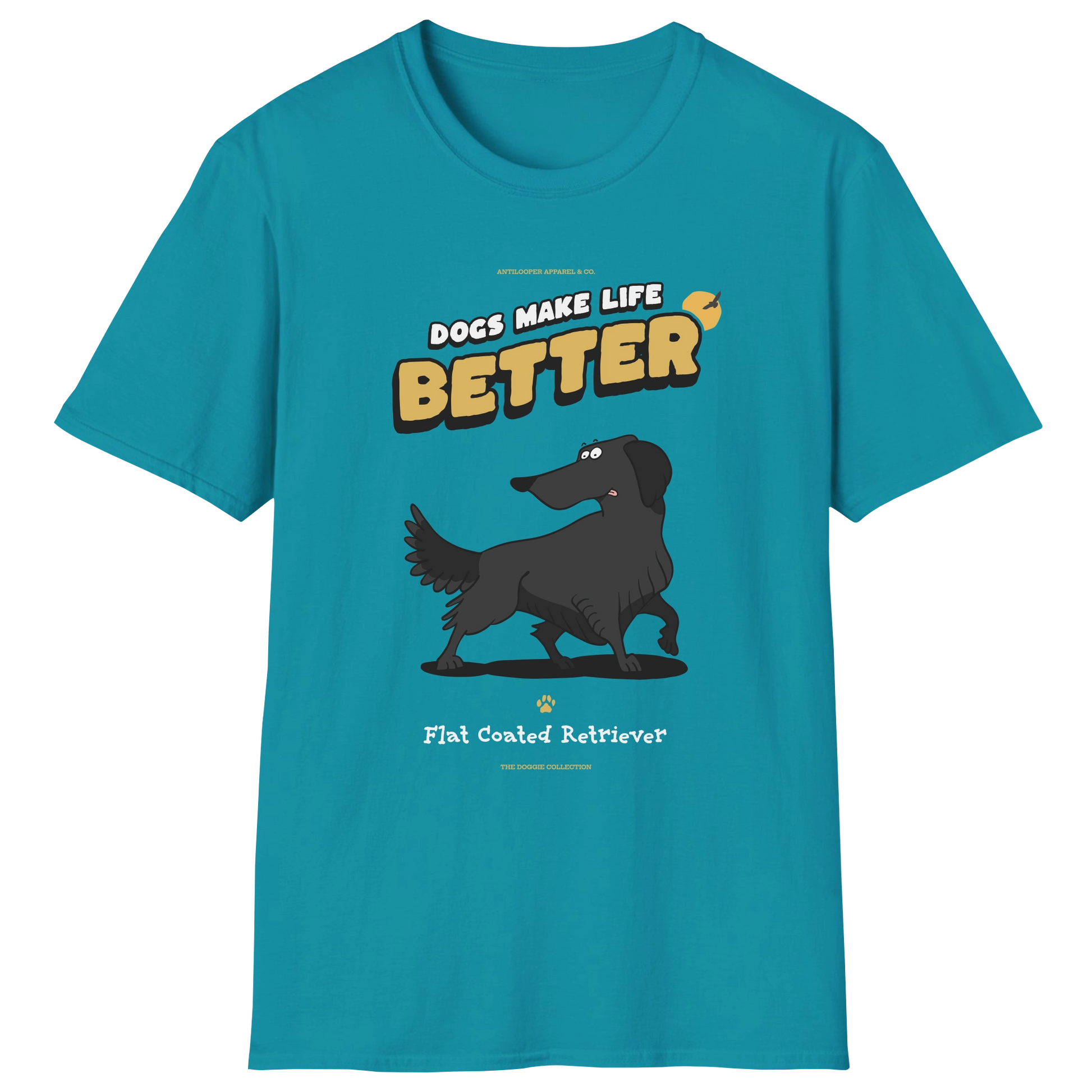flatlay-doggie-flat_coated_retriever-t_shirt-tropical_blue