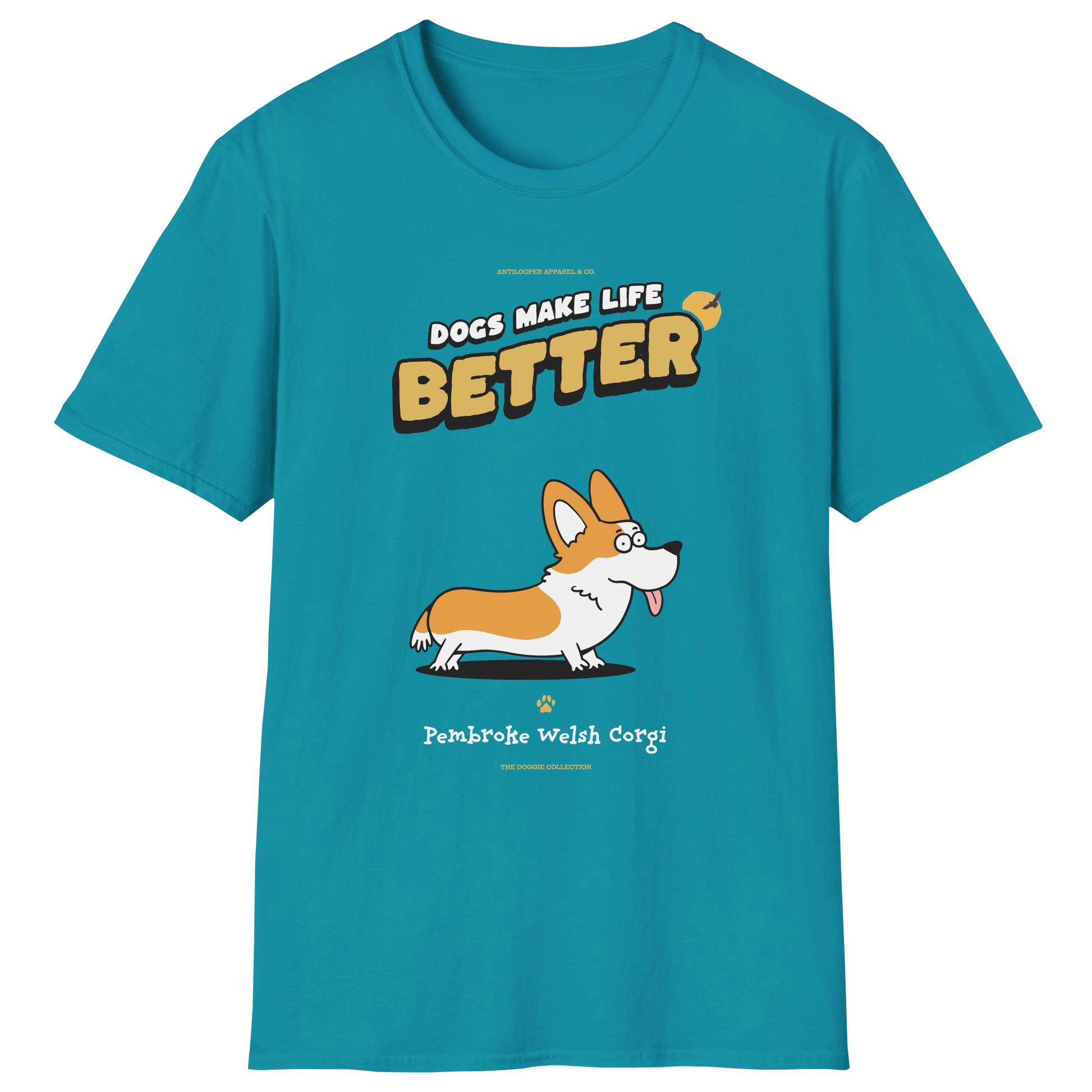 flatlay-doggie-pembroke_welsh_corgi-t_shirt-tropical_blue