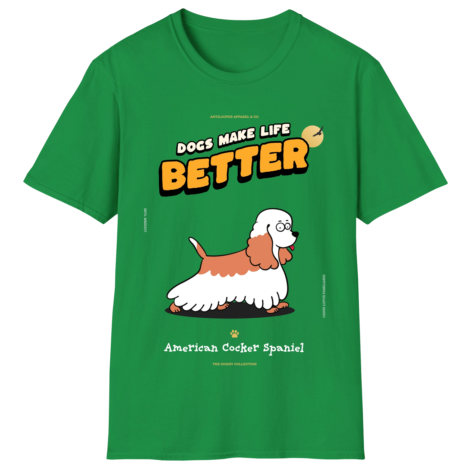 flatlay-doggy-american_cocker_spaniel-irish_green