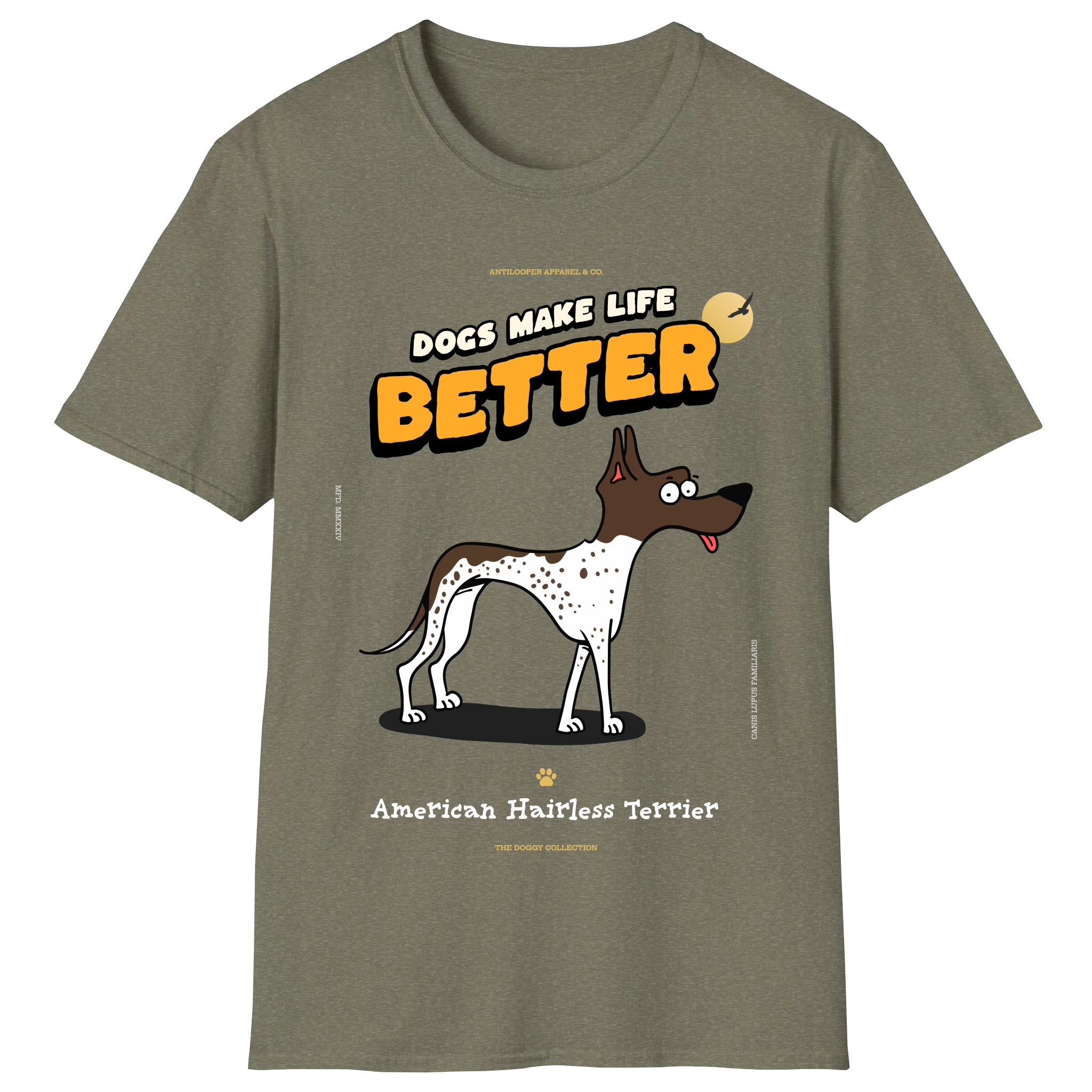 flatlay-doggy-american_hairless_terrier-military_green