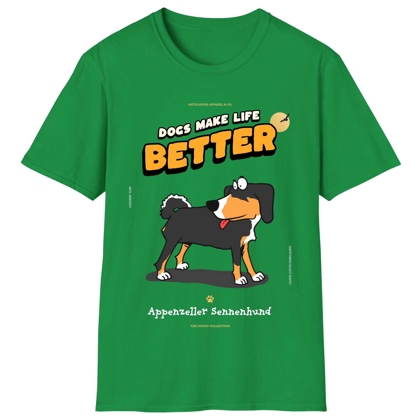 flatlay-doggy-appenzeller_sennenhund-irish_green