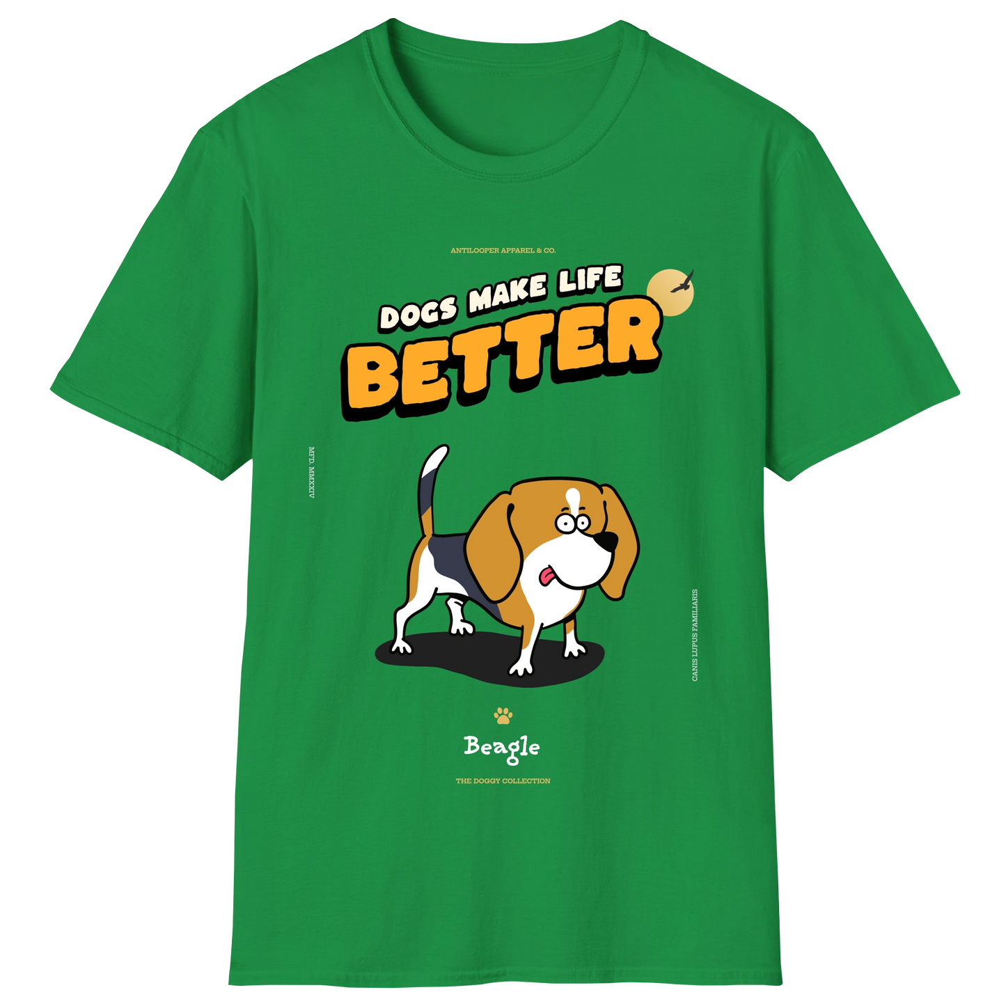 flatlay-doggy-beagle-irish_green