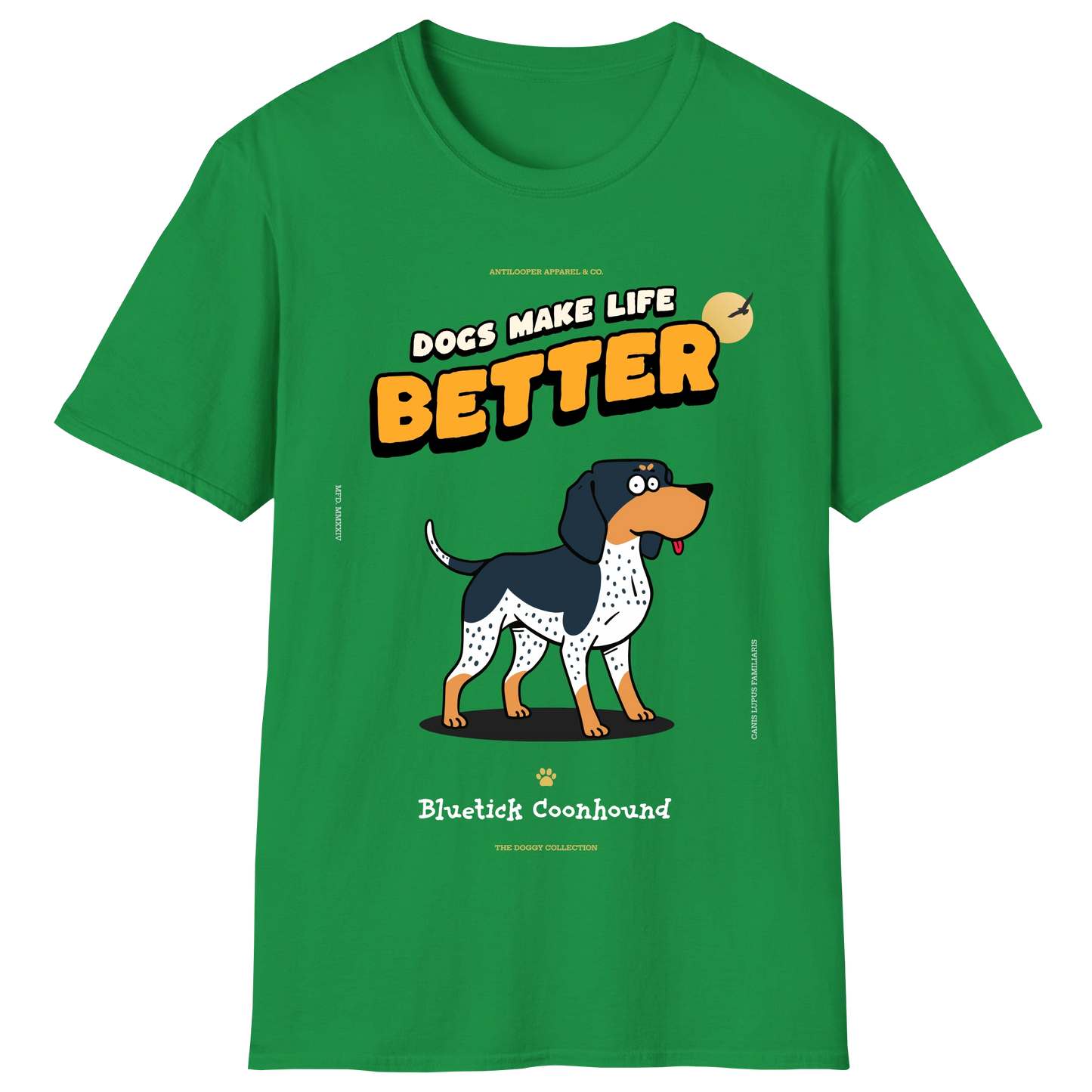 flatlay-doggy-bluetick_coonhound-irish_green