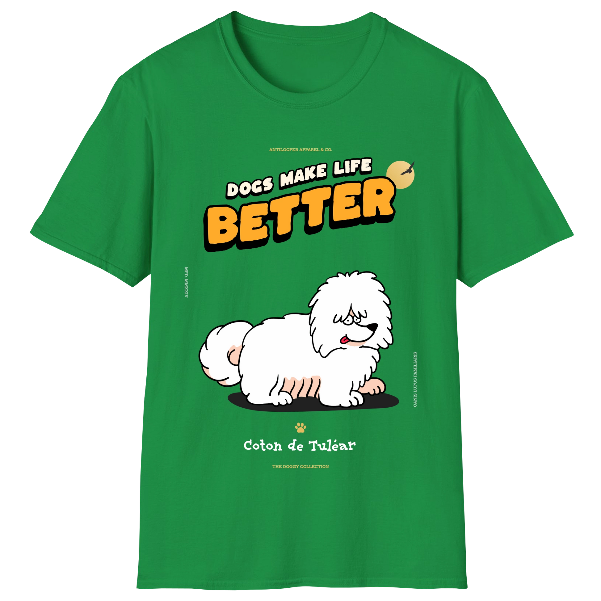 flatlay-doggy-coton_de_tulear-irish_green