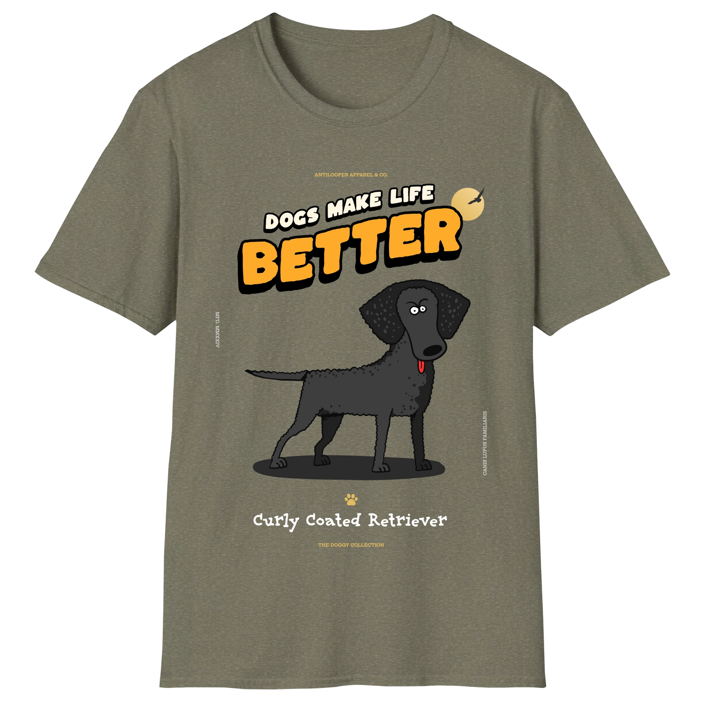 flatlay-doggy-curly_coated_retriever-military_green